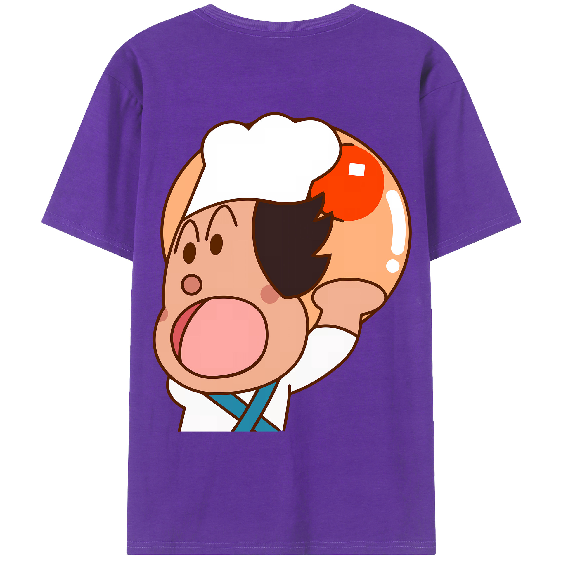 （画像用） アンパンマン Anpanman 綿100％ メンズ半袖Tシャツ（バックプリント） 通気性