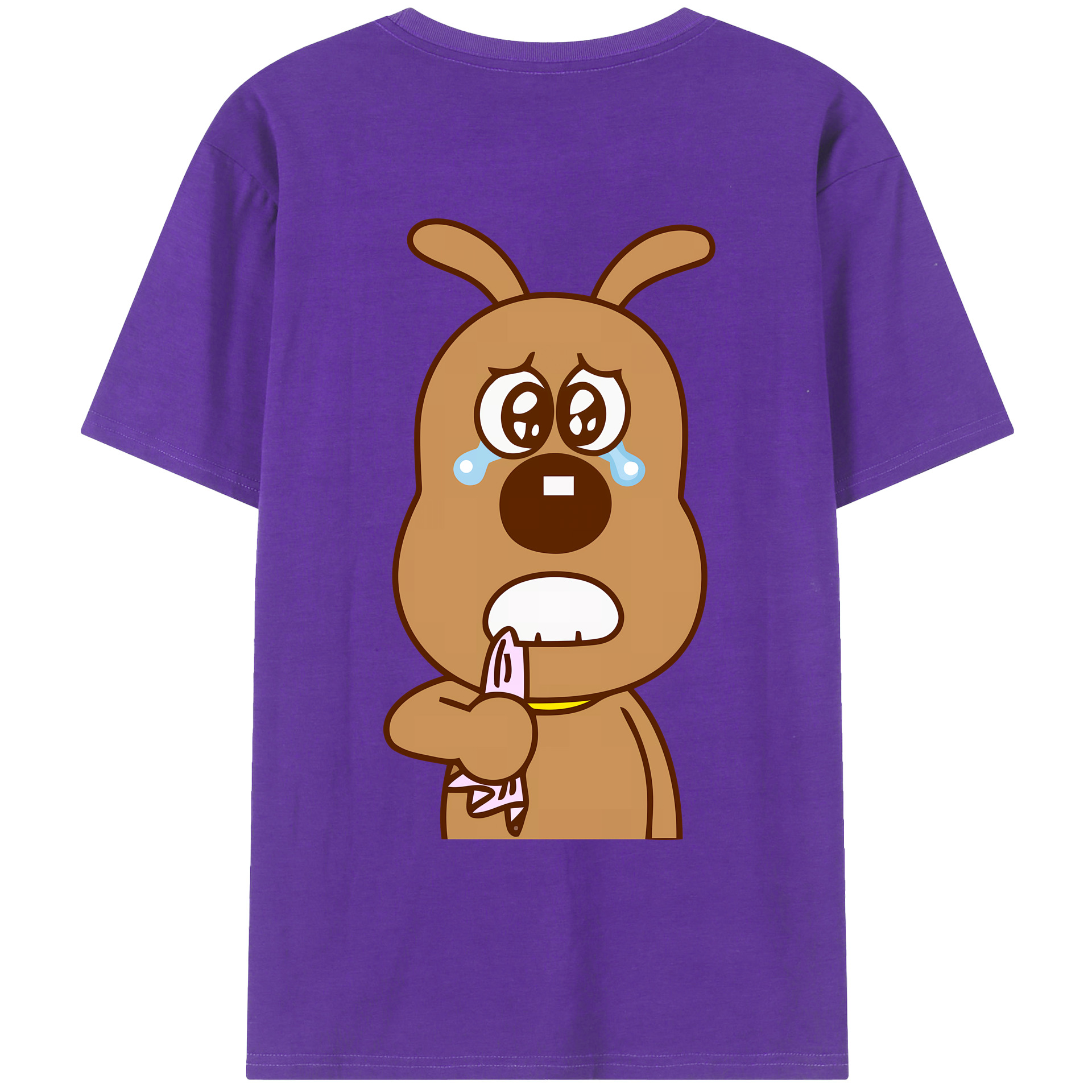 （画像用） アンパンマン Anpanman 綿100％ メンズ半袖Tシャツ（バックプリント） 通気性