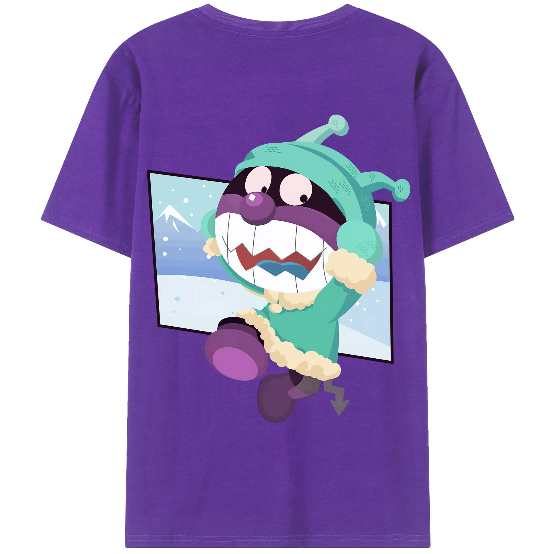 （画像用） アンパンマン Anpanman 綿100％ メンズ半袖Tシャツ（バックプリント） 通気性