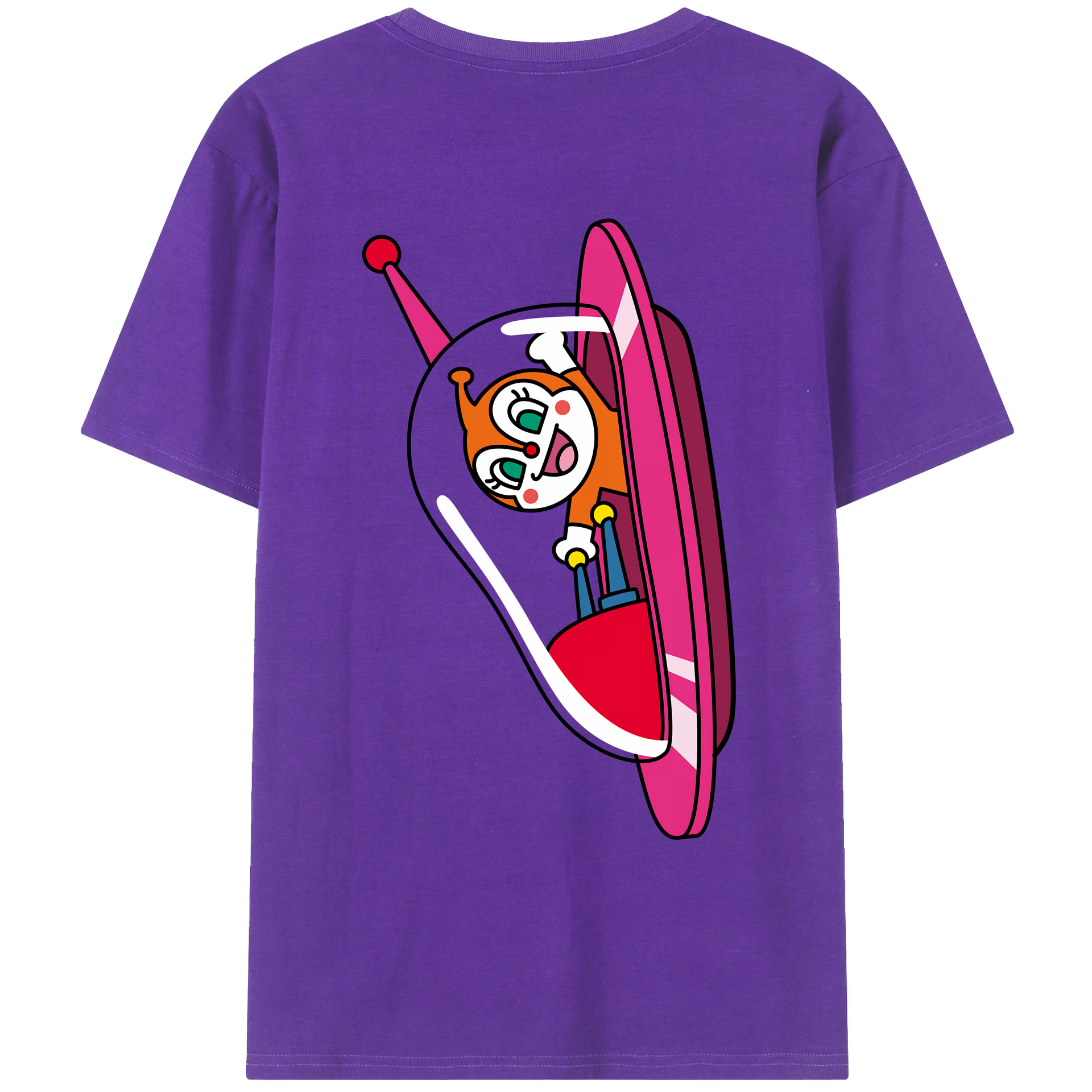 （画像用） アンパンマン Anpanman 綿100％ メンズ半袖Tシャツ（バックプリント） 通気性