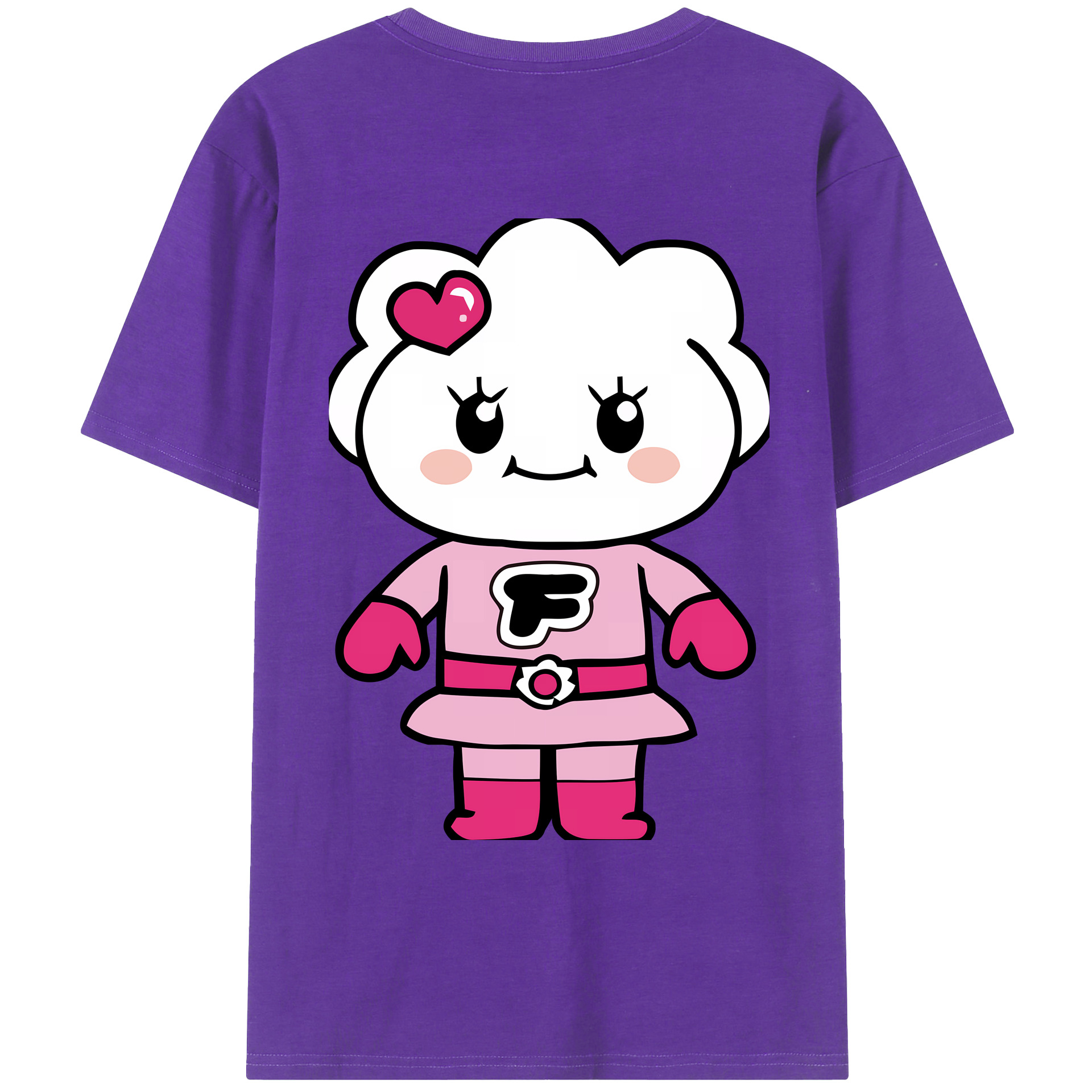 （画像用） アンパンマン Anpanman 綿100％ メンズ半袖Tシャツ（バックプリント） 通気性