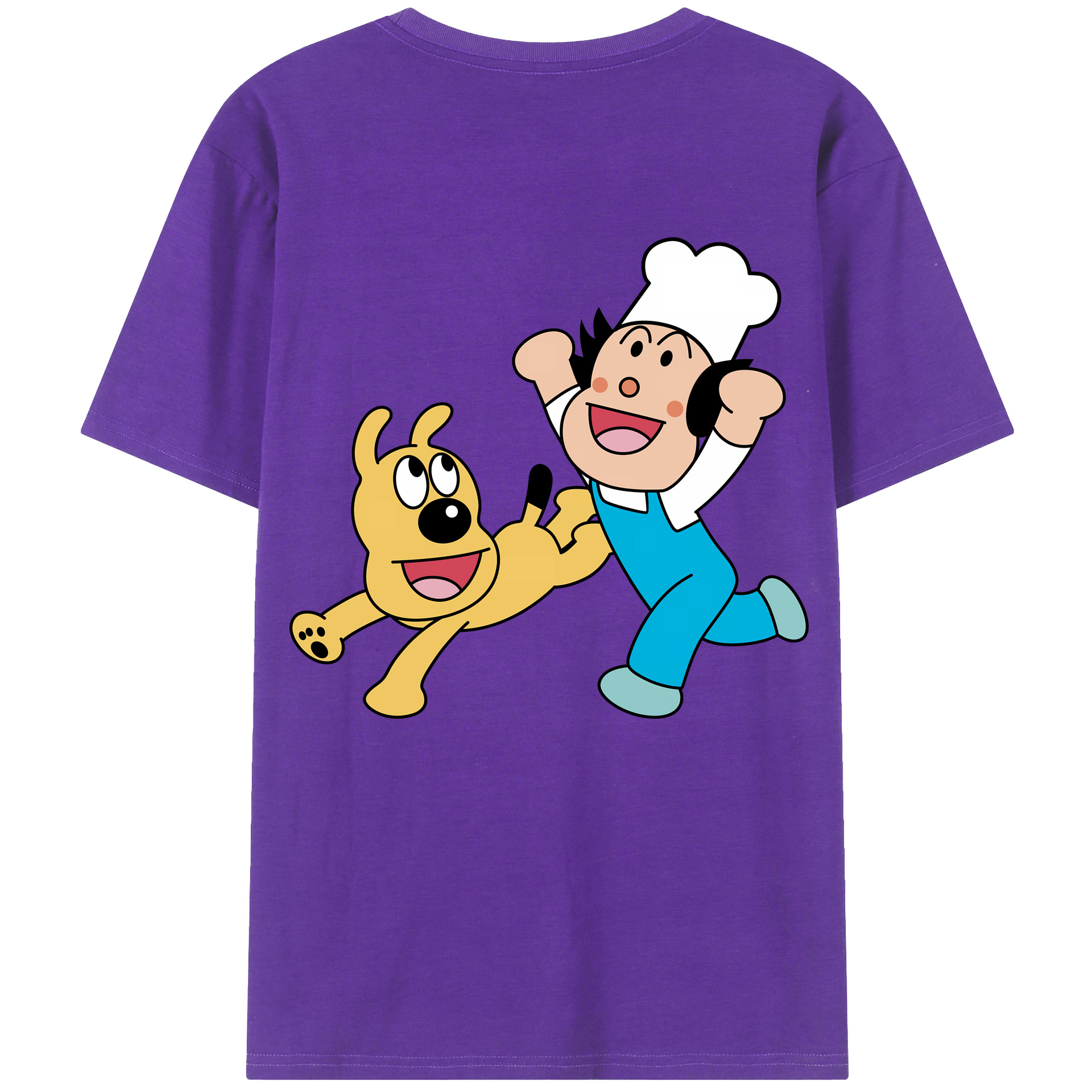 （画像用） アンパンマン Anpanman 綿100％ メンズ半袖Tシャツ（バックプリント） 通気性