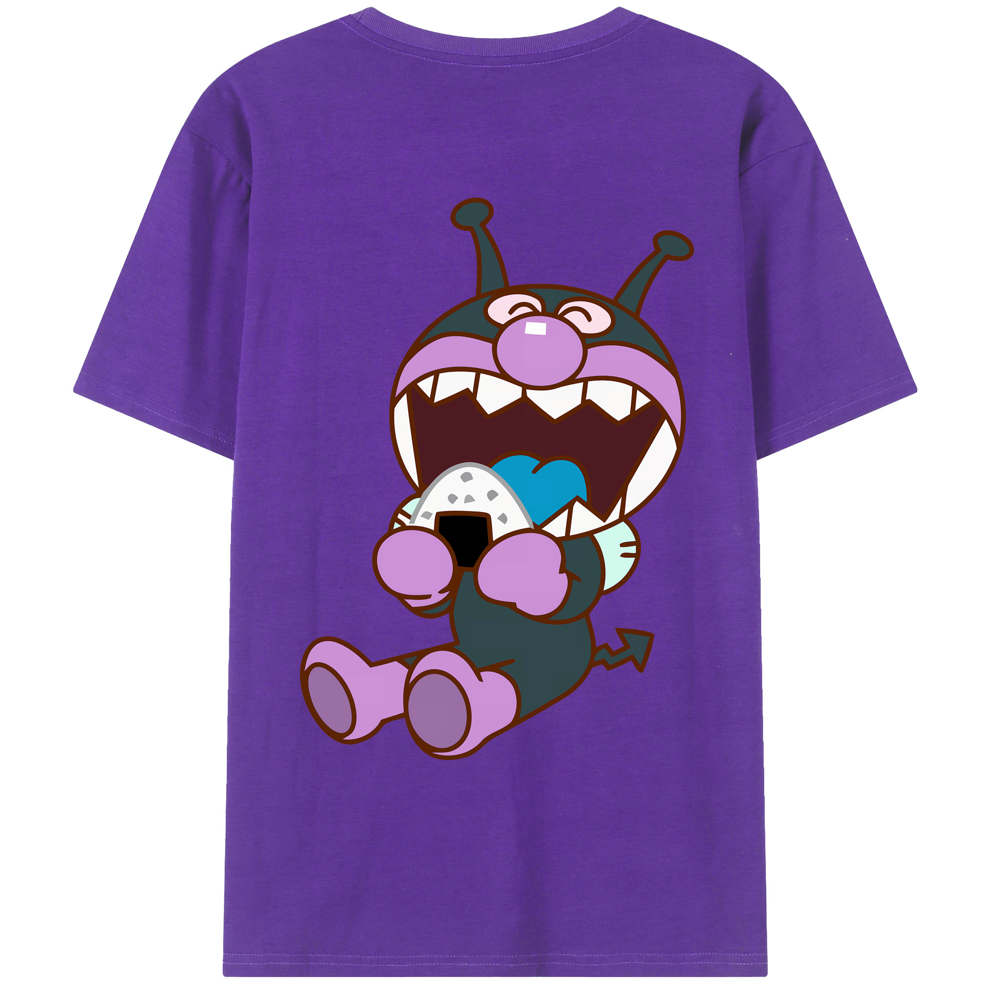 （画像用） アンパンマン Anpanman 綿100％ メンズ半袖Tシャツ（バックプリント） 通気性
