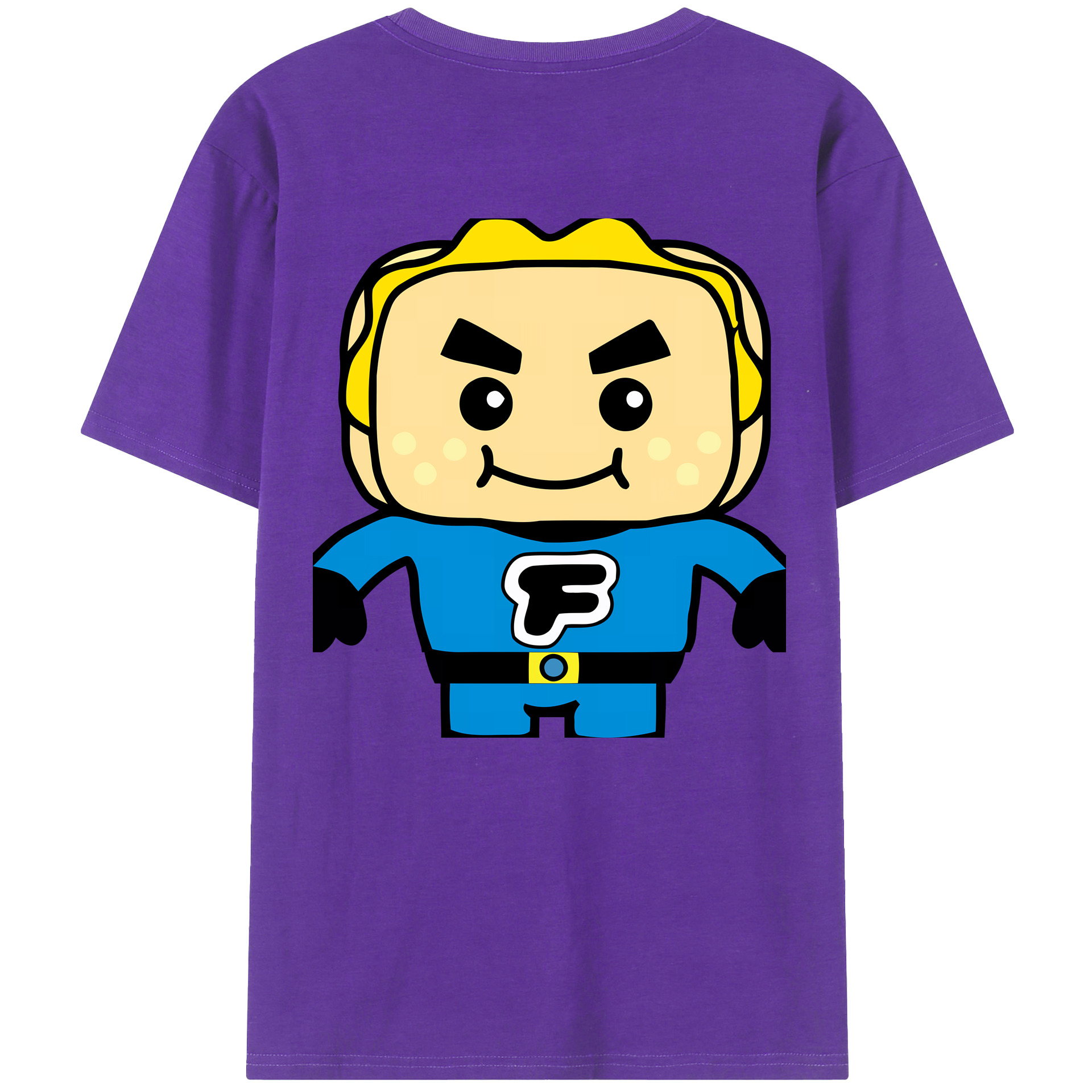 （画像用） アンパンマン Anpanman 綿100％ メンズ半袖Tシャツ（バックプリント） 通気性