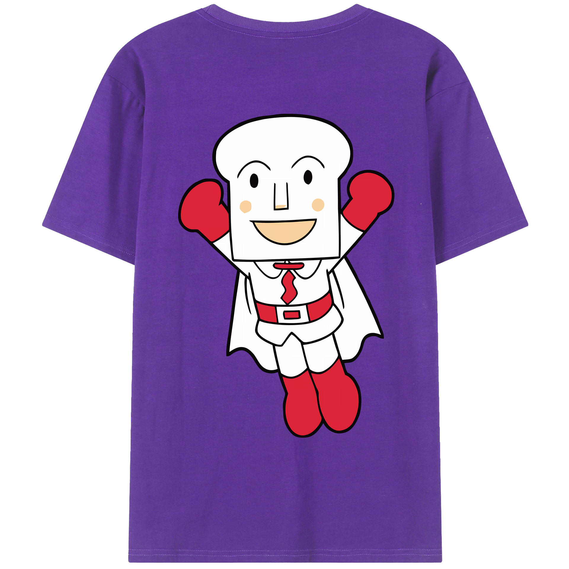 （画像用） アンパンマン Anpanman 綿100％ メンズ半袖Tシャツ（バックプリント） 通気性