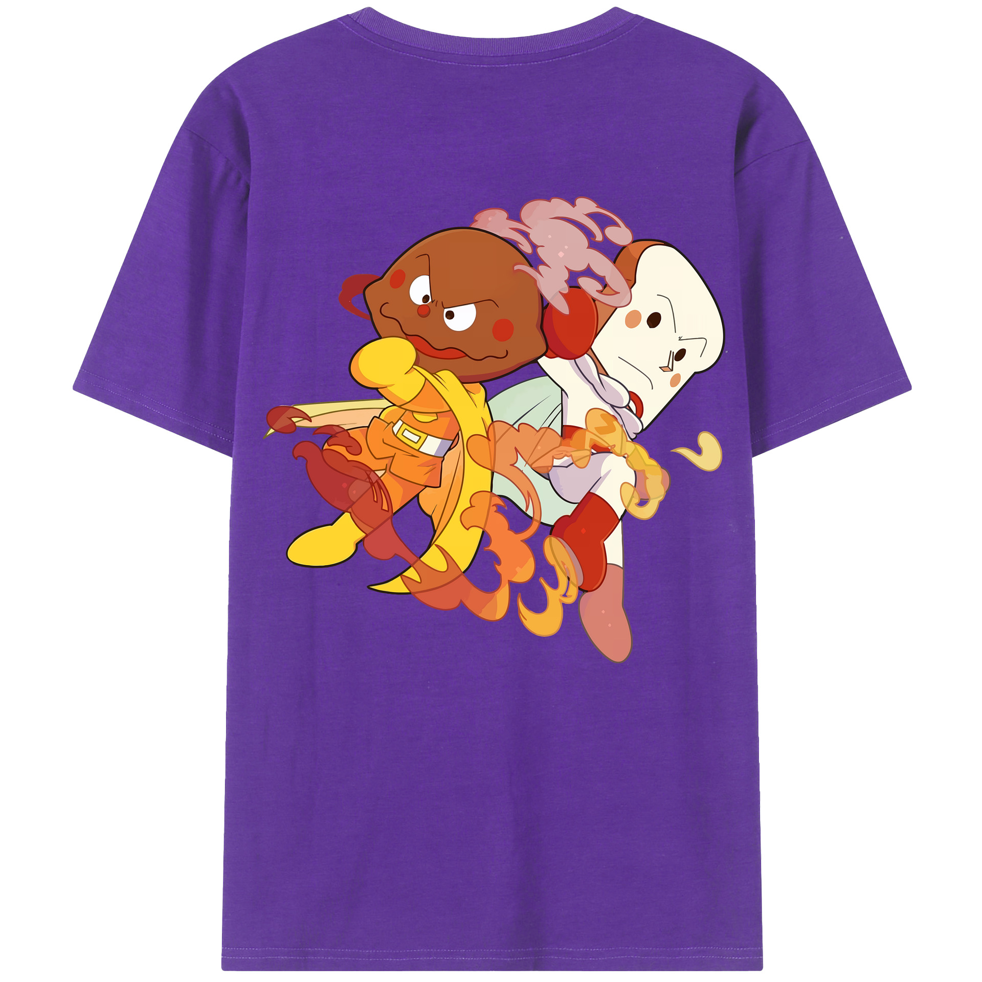 （画像用） アンパンマン Anpanman 綿100％ メンズ半袖Tシャツ（バックプリント） 通気性