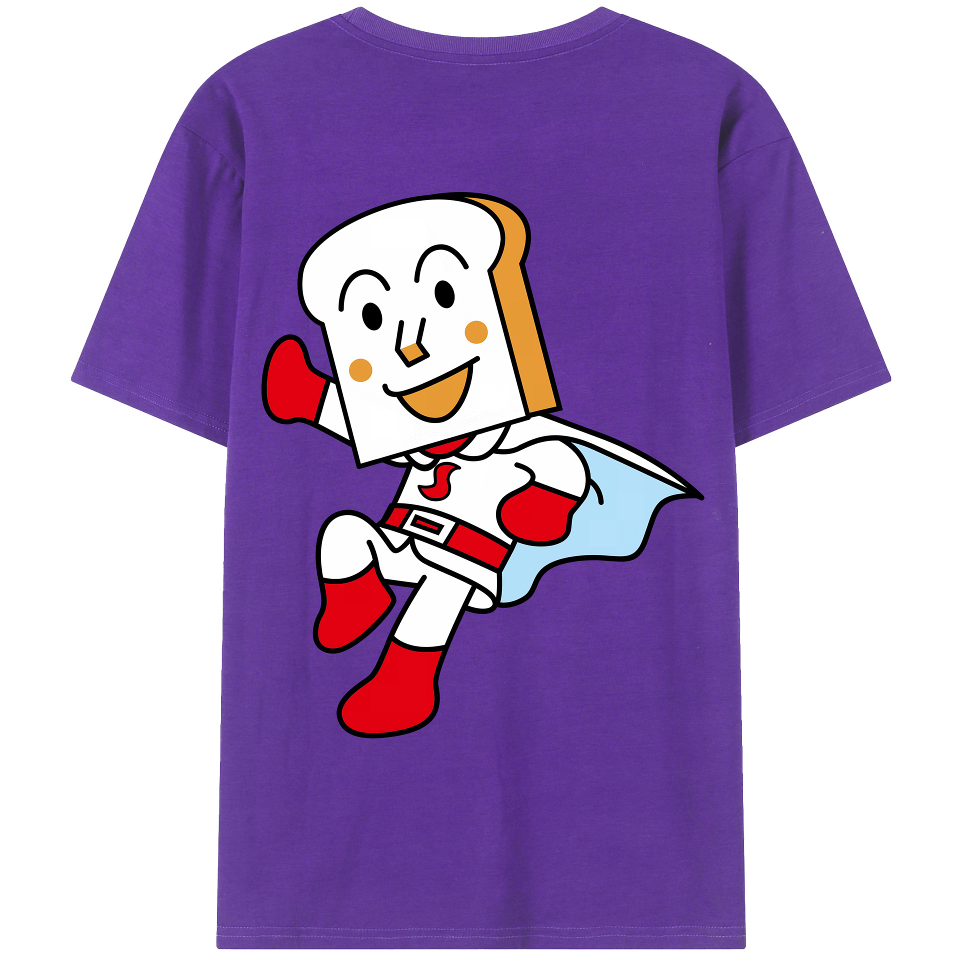 （画像用） アンパンマン Anpanman 綿100％ メンズ半袖Tシャツ（バックプリント） 通気性