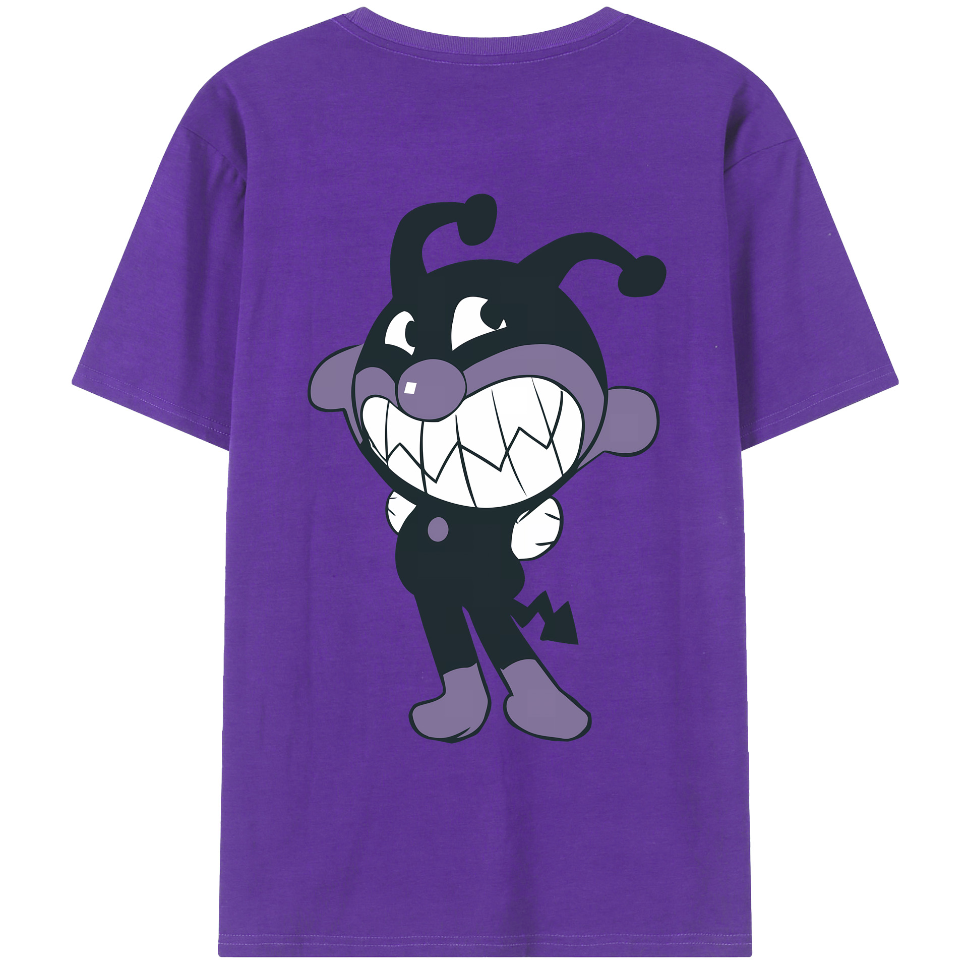 （画像用） アンパンマン Anpanman 綿100％ メンズ半袖Tシャツ（バックプリント） 通気性