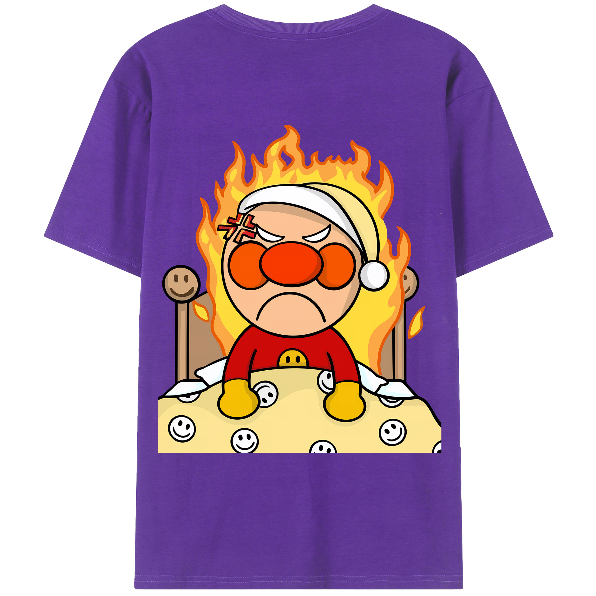 （画像用） アンパンマン Anpanman 綿100％ メンズ半袖Tシャツ（バックプリント） 通気性