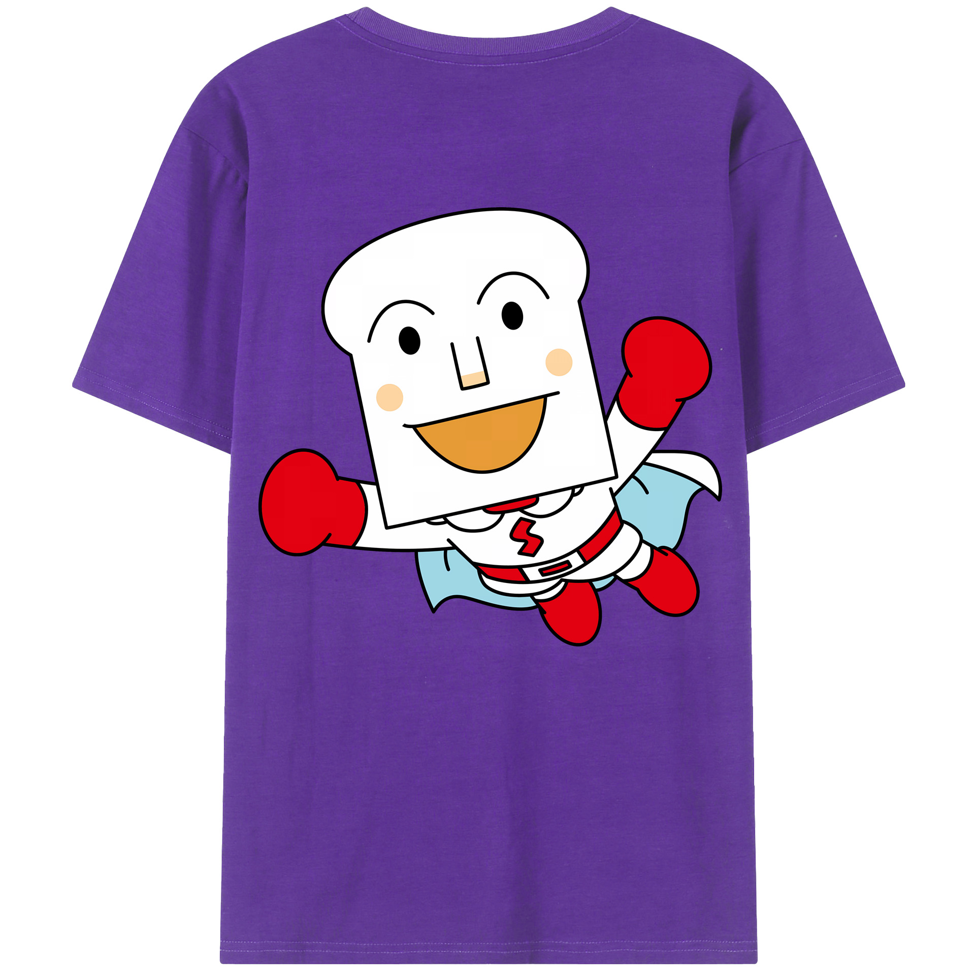 （画像用） アンパンマン Anpanman 綿100％ メンズ半袖Tシャツ（バックプリント） 通気性