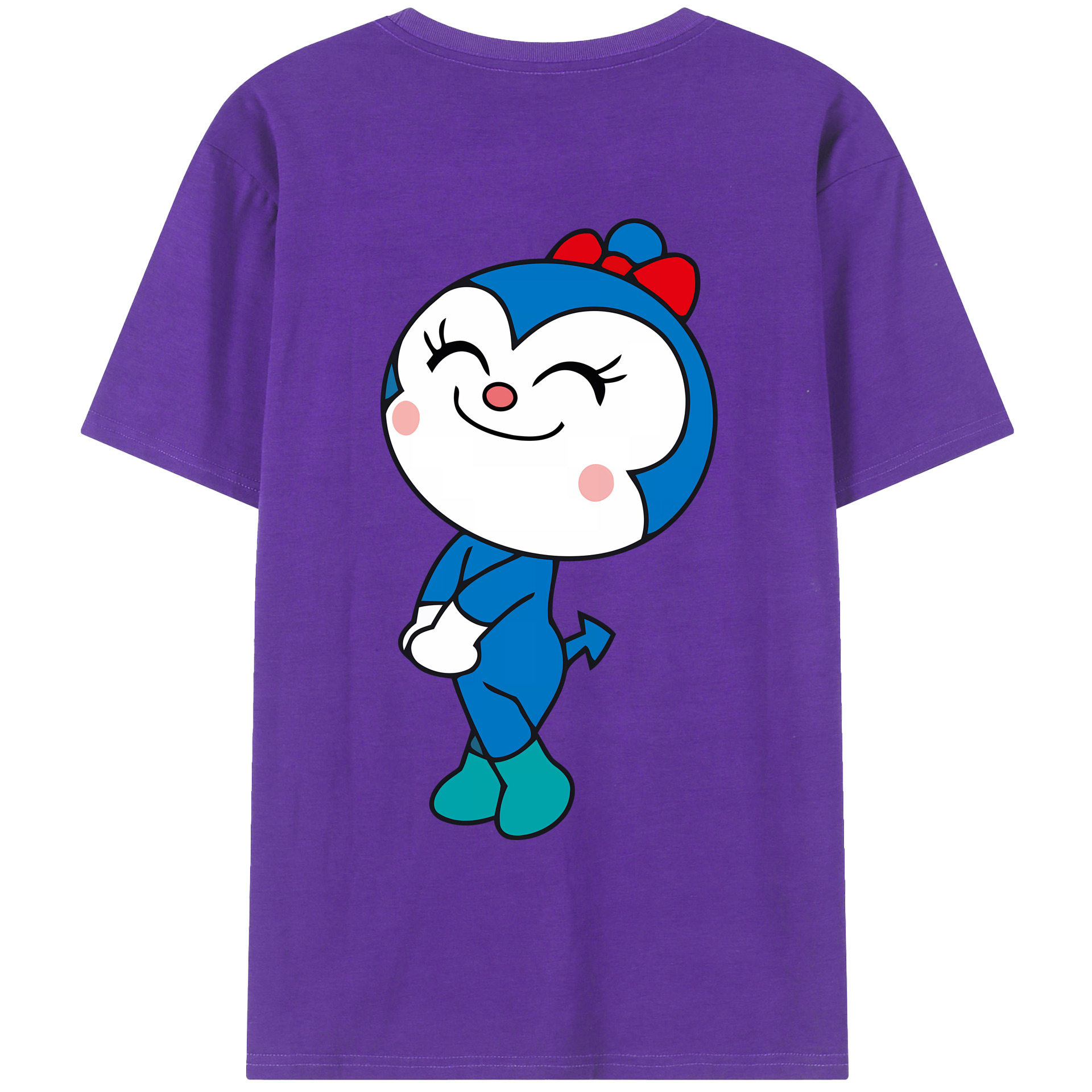 （画像用） アンパンマン Anpanman 綿100％ メンズ半袖Tシャツ（バックプリント） 通気性