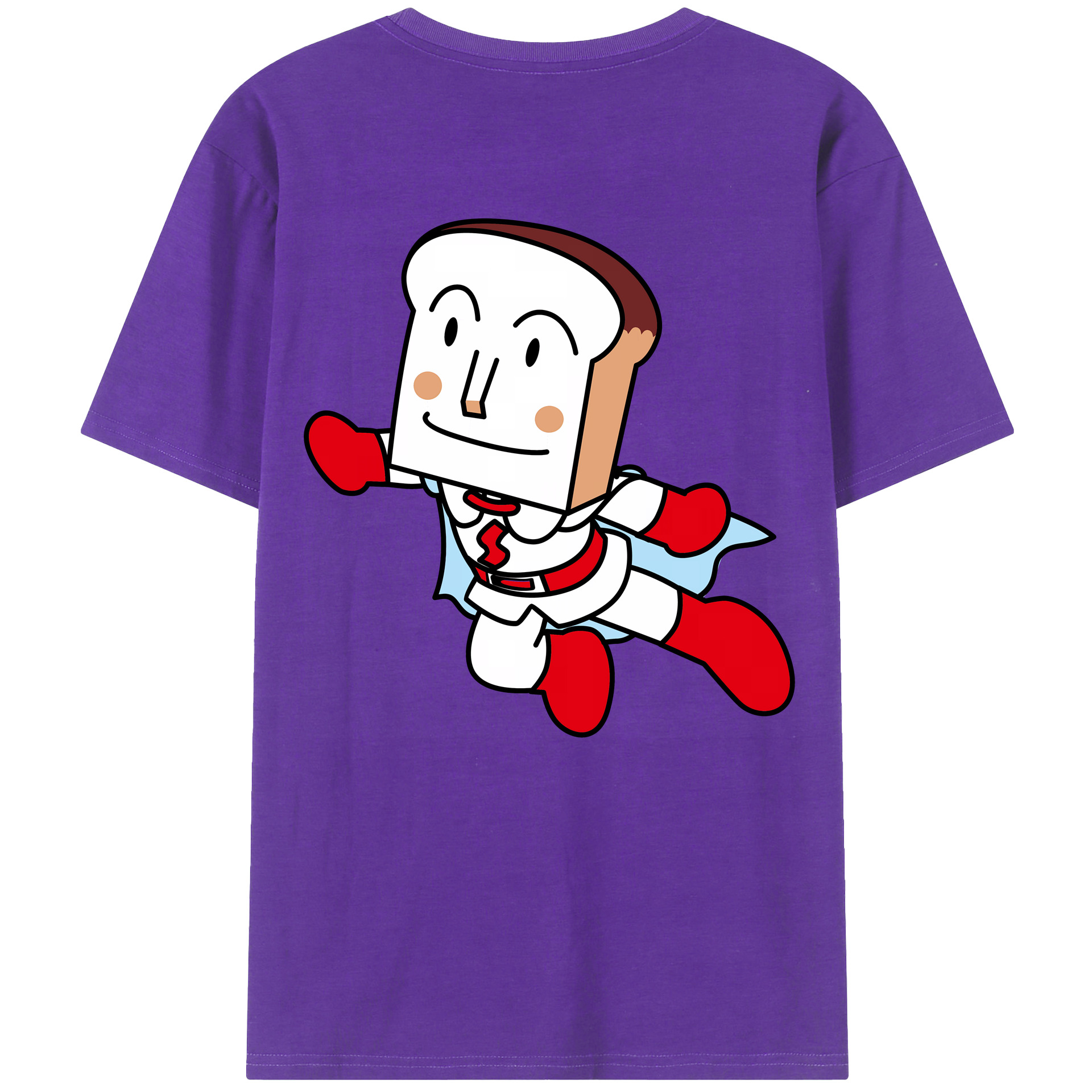 （画像用） アンパンマン Anpanman 綿100％ メンズ半袖Tシャツ（バックプリント） 通気性