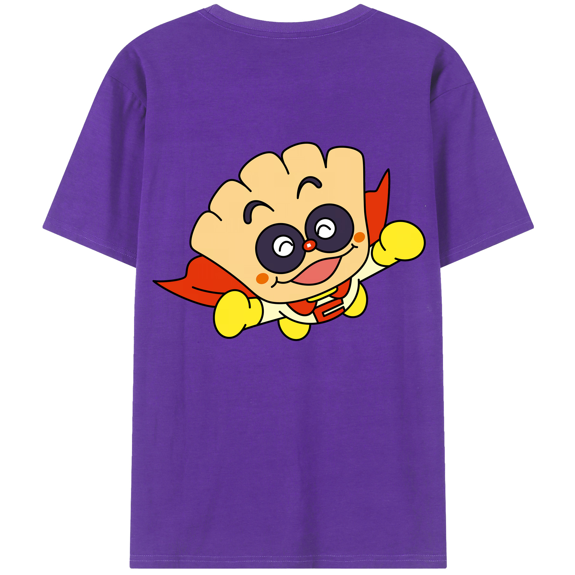 （画像用） アンパンマン Anpanman 綿100％ メンズ半袖Tシャツ（バックプリント） 通気性