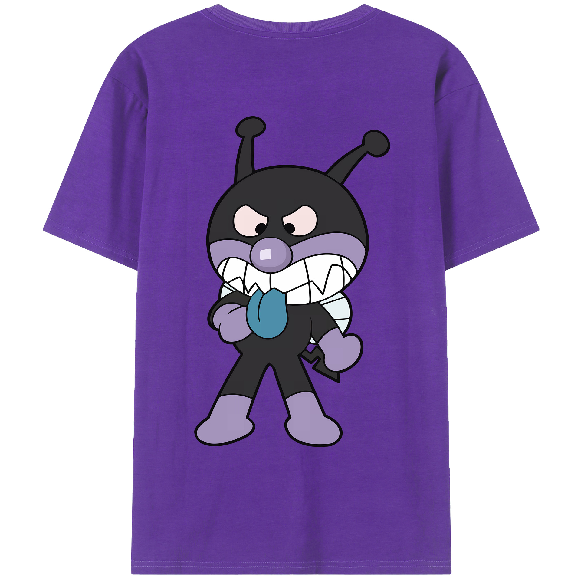 （画像用） アンパンマン Anpanman 綿100％ メンズ半袖Tシャツ（バックプリント） 通気性