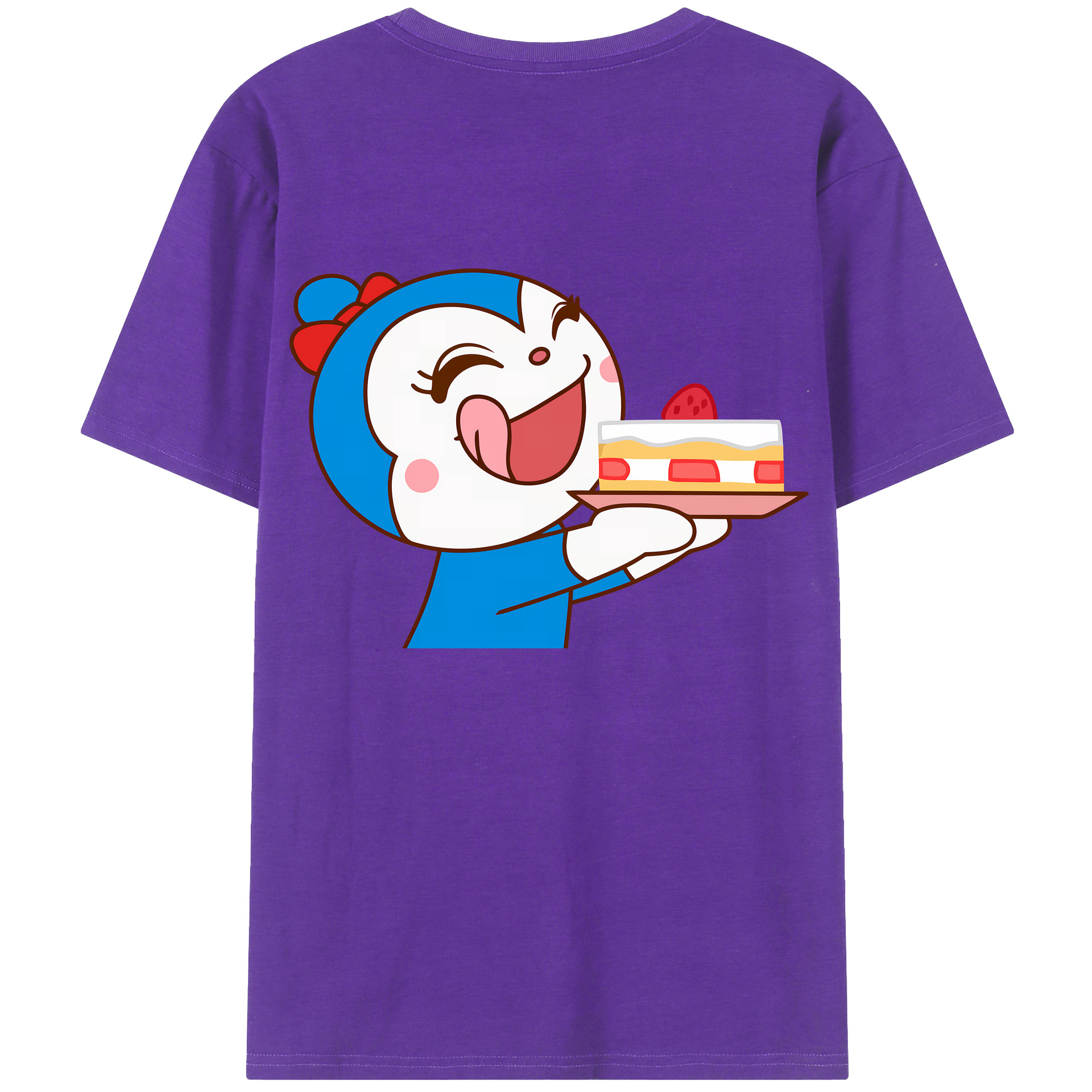 （画像用） アンパンマン Anpanman 綿100％ メンズ半袖Tシャツ（バックプリント） 通気性