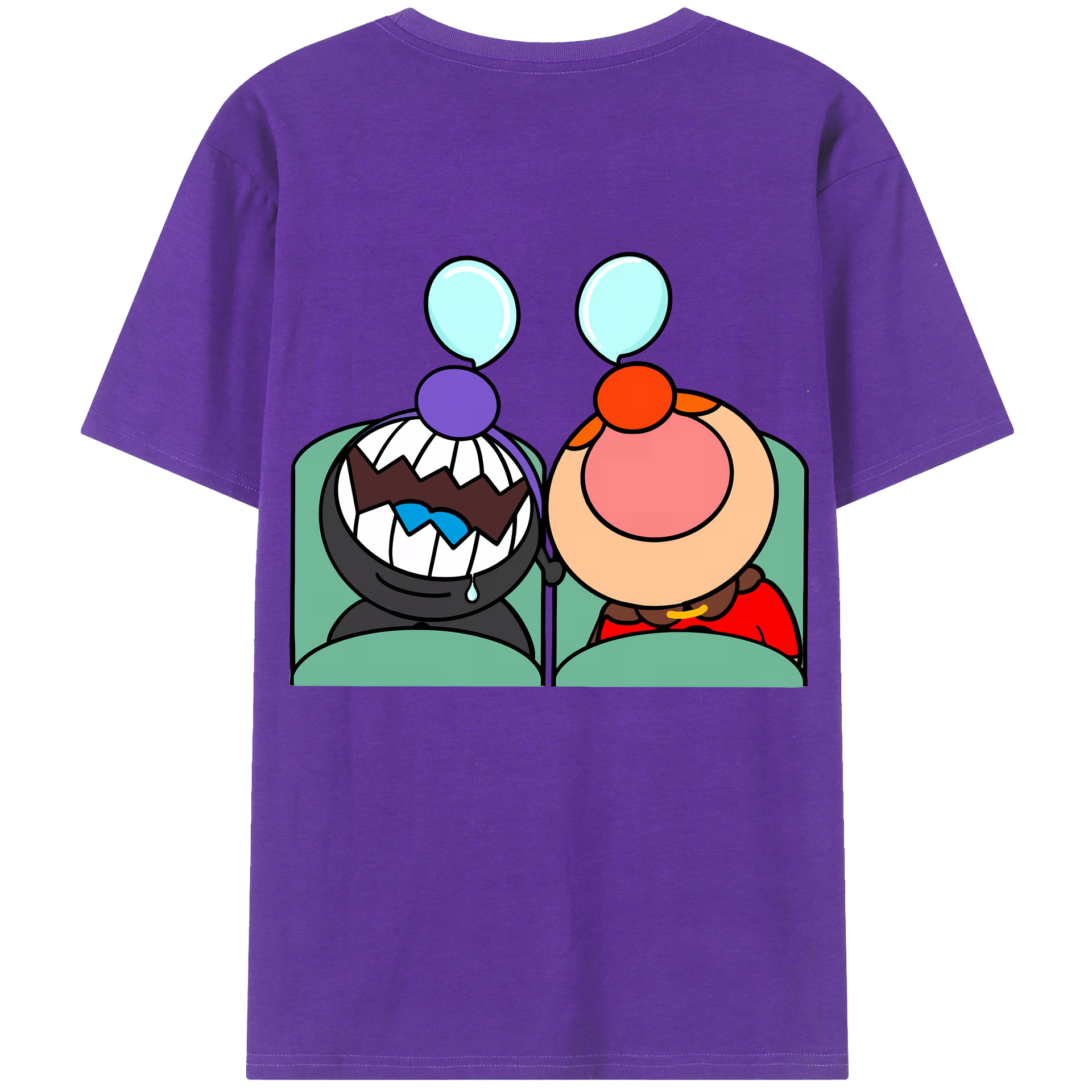 （画像用） アンパンマン Anpanman 綿100％ メンズ半袖Tシャツ（バックプリント） 通気性