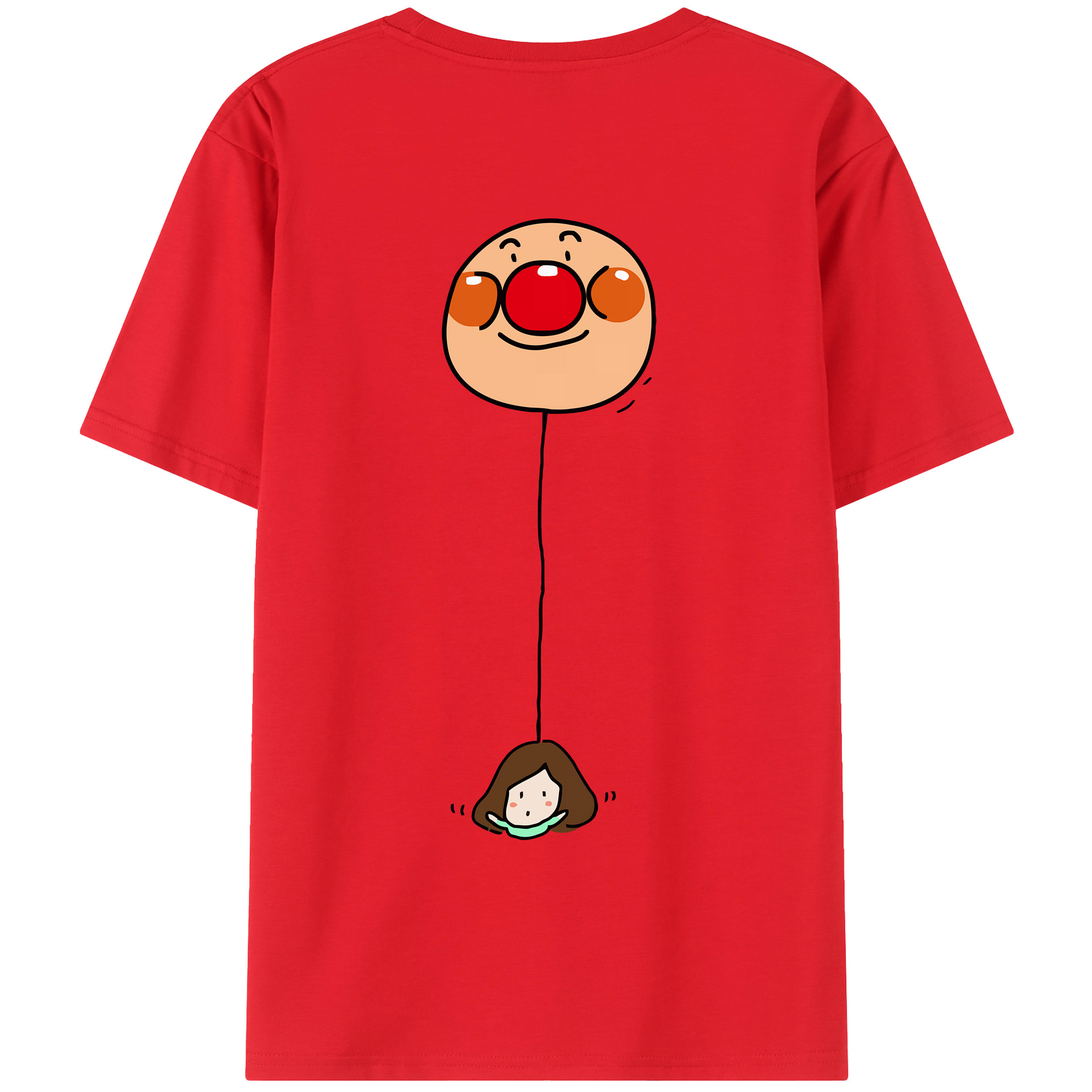 （画像用） アンパンマン Anpanman 綿100％ メンズ半袖Tシャツ（バックプリント） 通気性