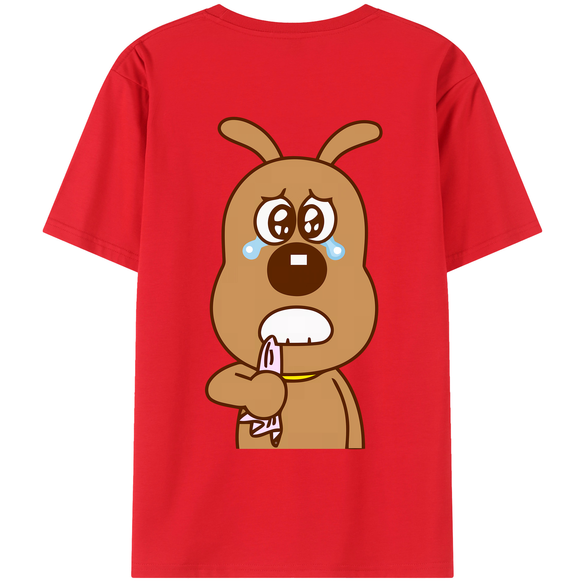 （画像用） アンパンマン Anpanman 綿100％ メンズ半袖Tシャツ（バックプリント） 通気性