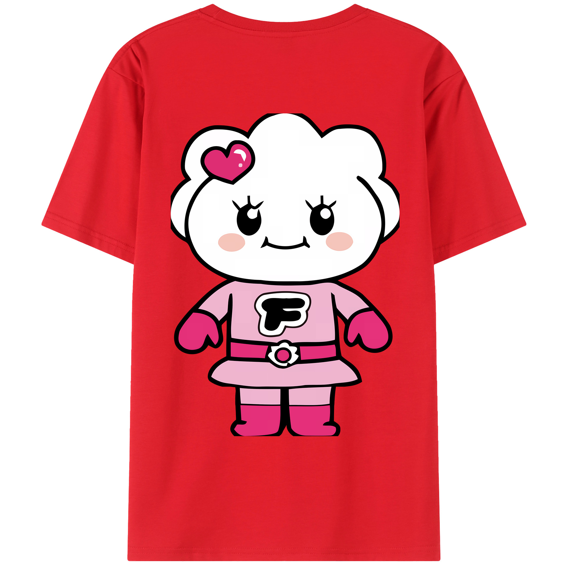（画像用） アンパンマン Anpanman 綿100％ メンズ半袖Tシャツ（バックプリント） 通気性