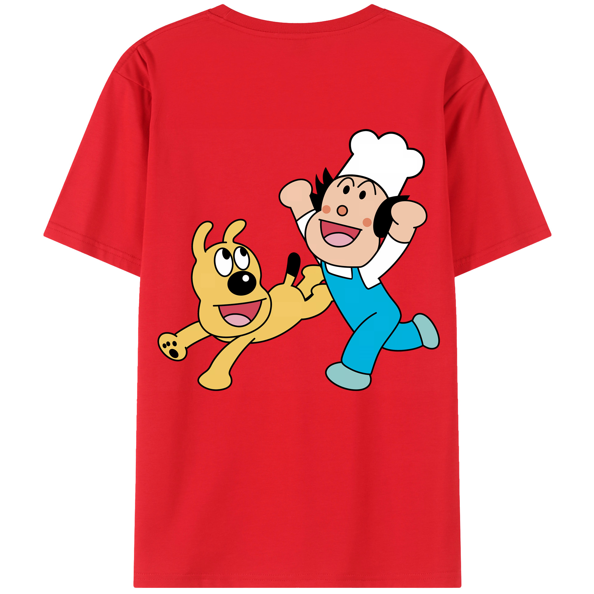（画像用） アンパンマン Anpanman 綿100％ メンズ半袖Tシャツ（バックプリント） 通気性