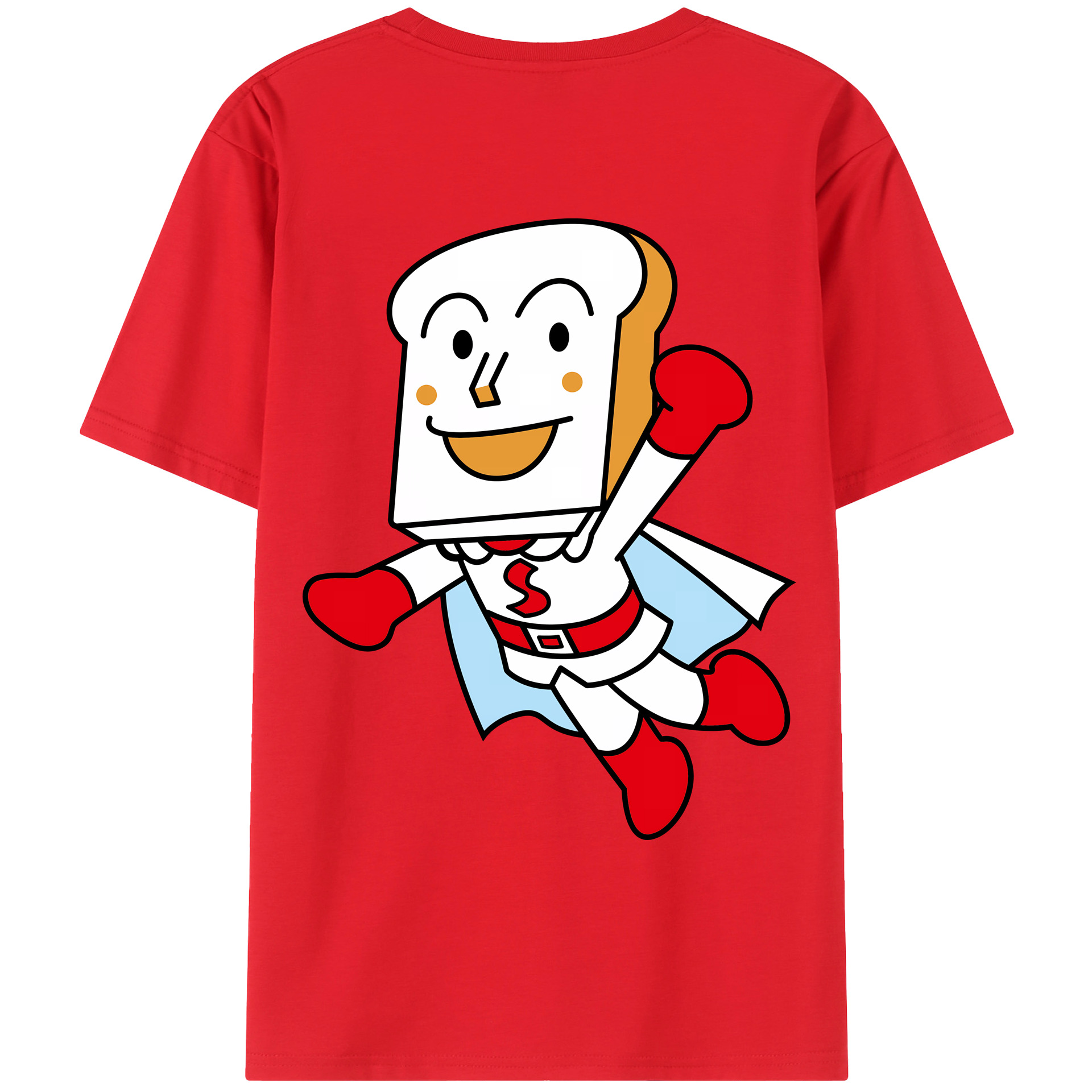 （画像用） アンパンマン Anpanman 綿100％ メンズ半袖Tシャツ（バックプリント） 通気性