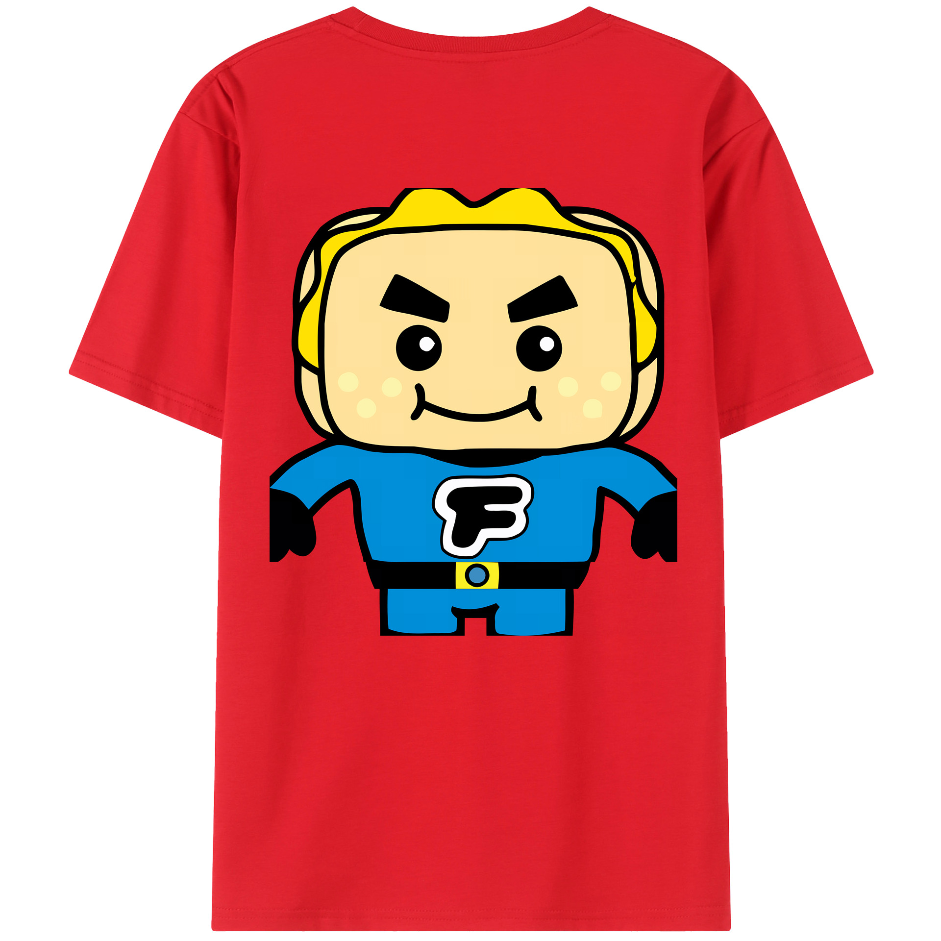 （画像用） アンパンマン Anpanman 綿100％ メンズ半袖Tシャツ（バックプリント） 通気性