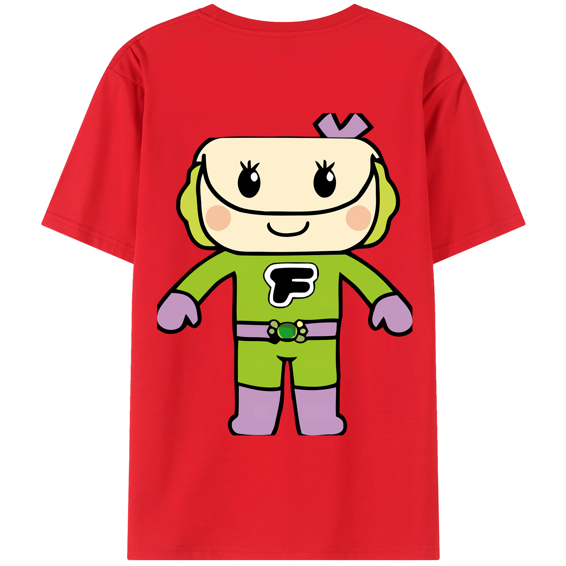 （画像用） アンパンマン Anpanman 綿100％ メンズ半袖Tシャツ（バックプリント） 通気性