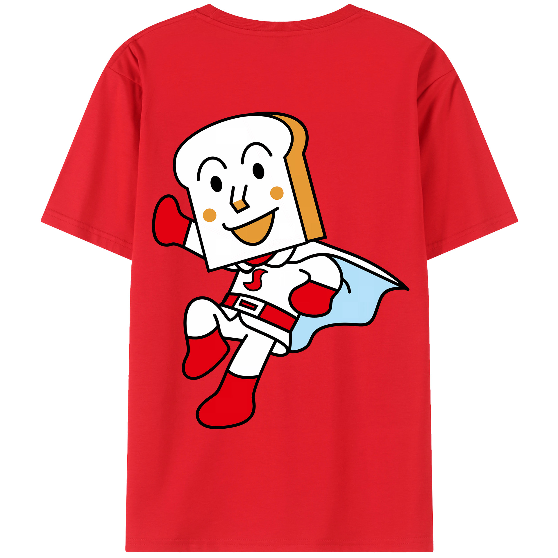 （画像用） アンパンマン Anpanman 綿100％ メンズ半袖Tシャツ（バックプリント） 通気性