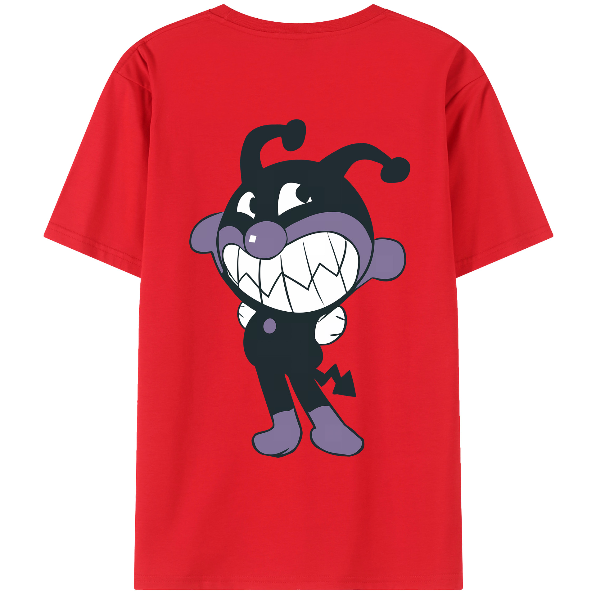 （画像用） アンパンマン Anpanman 綿100％ メンズ半袖Tシャツ（バックプリント） 通気性