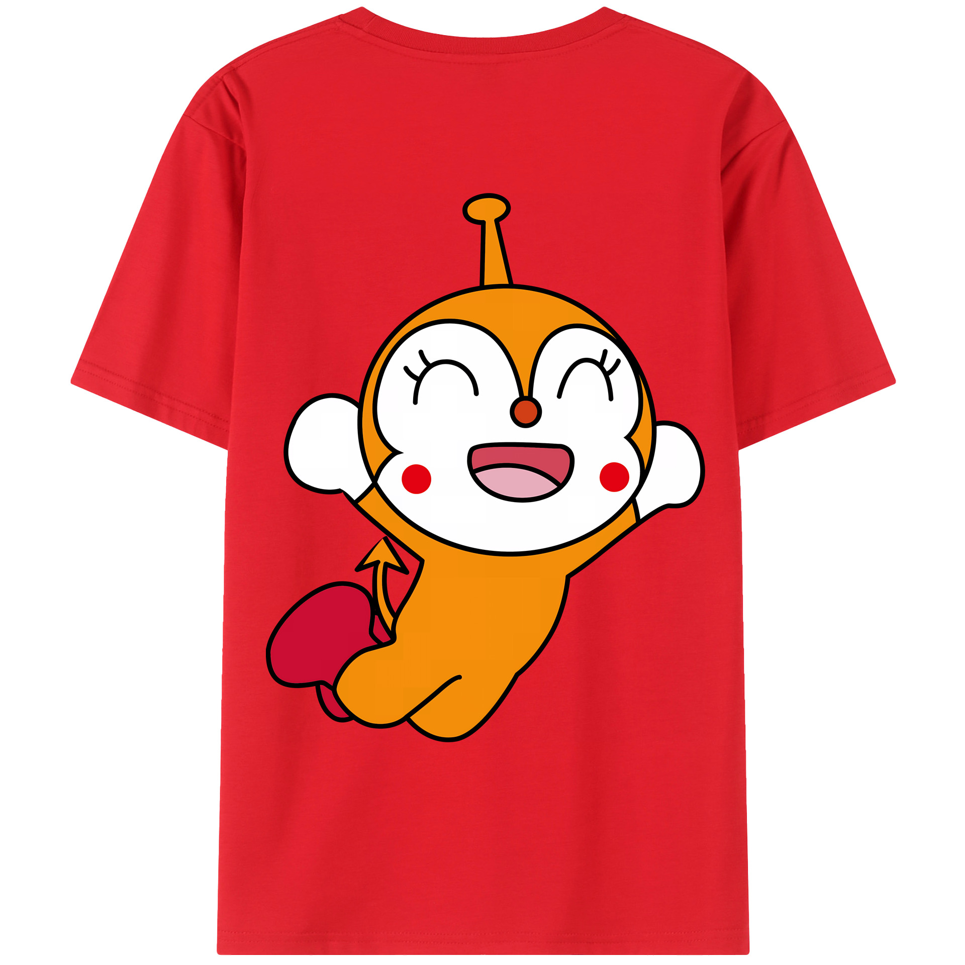 （画像用） アンパンマン Anpanman 綿100％ メンズ半袖Tシャツ（バックプリント） 通気性