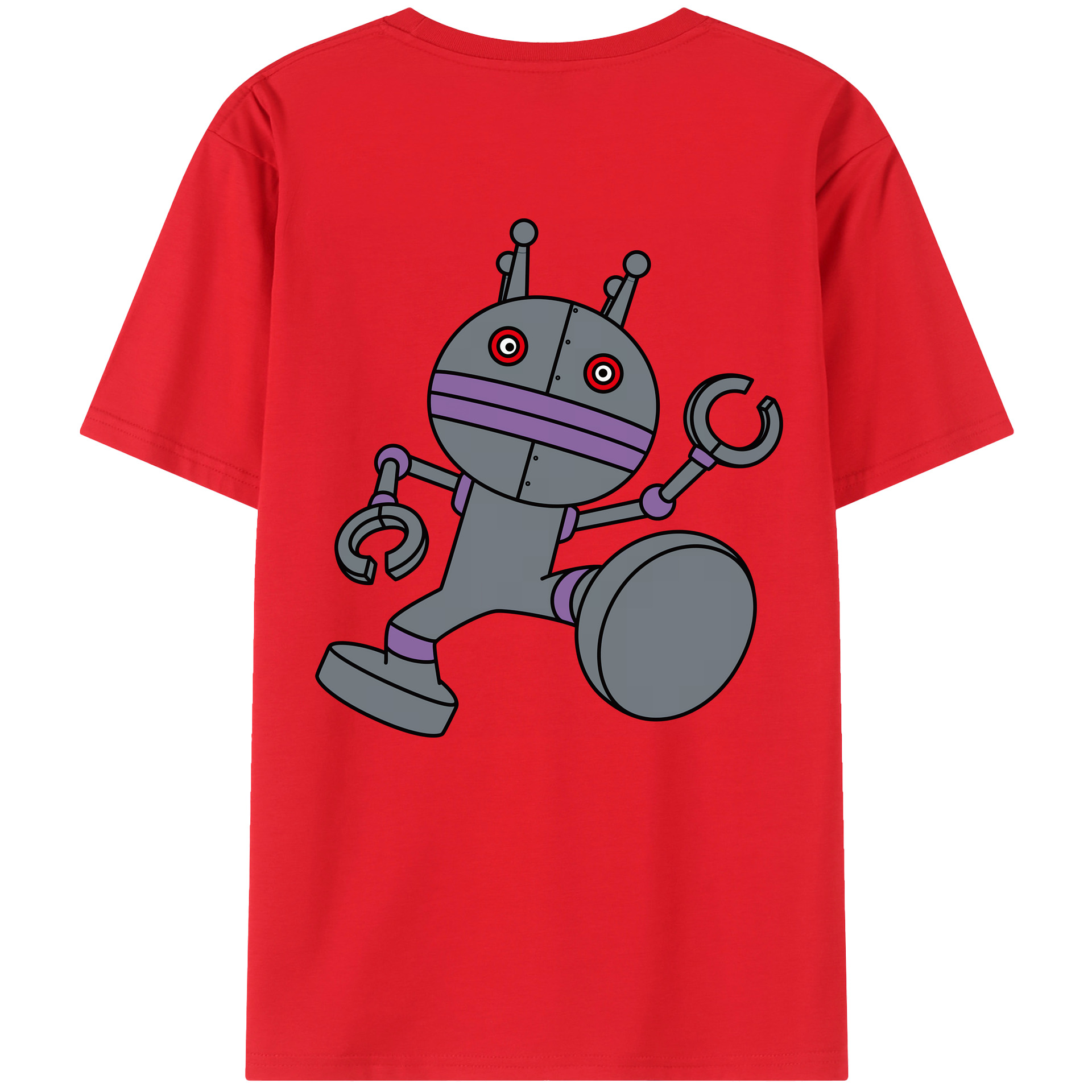 （画像用） アンパンマン Anpanman 綿100％ メンズ半袖Tシャツ（バックプリント） 通気性