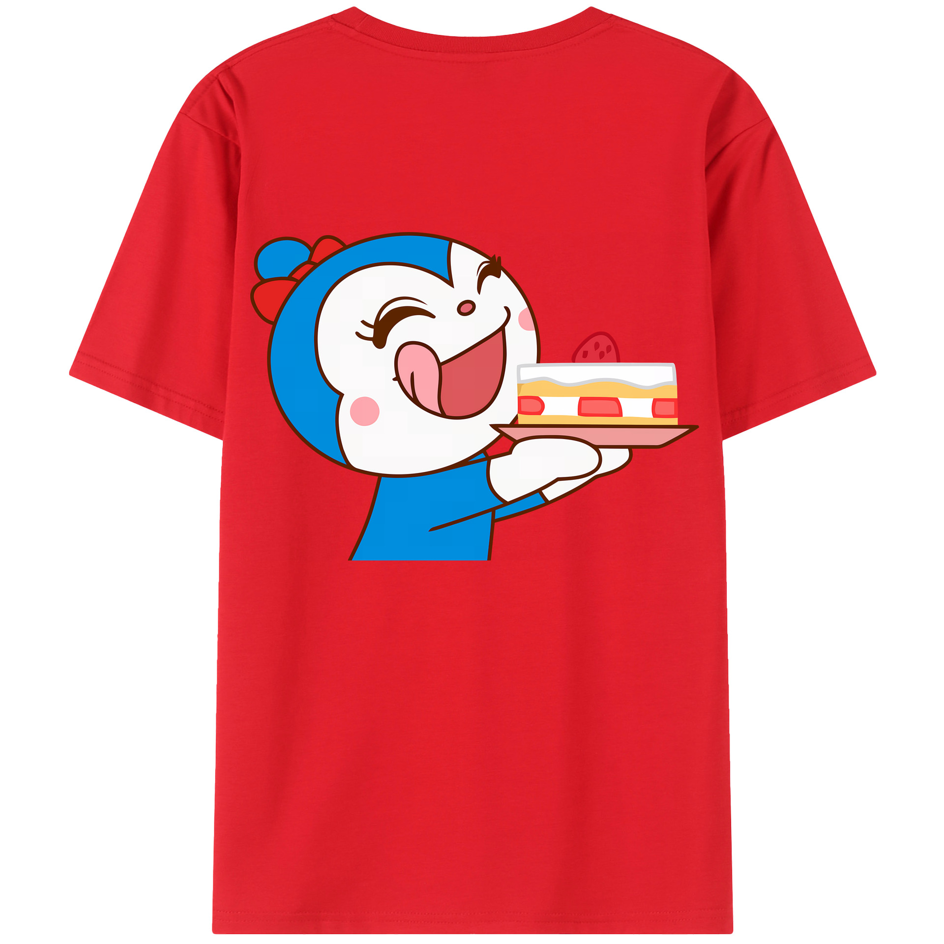 （画像用） アンパンマン Anpanman 綿100％ メンズ半袖Tシャツ（バックプリント） 通気性