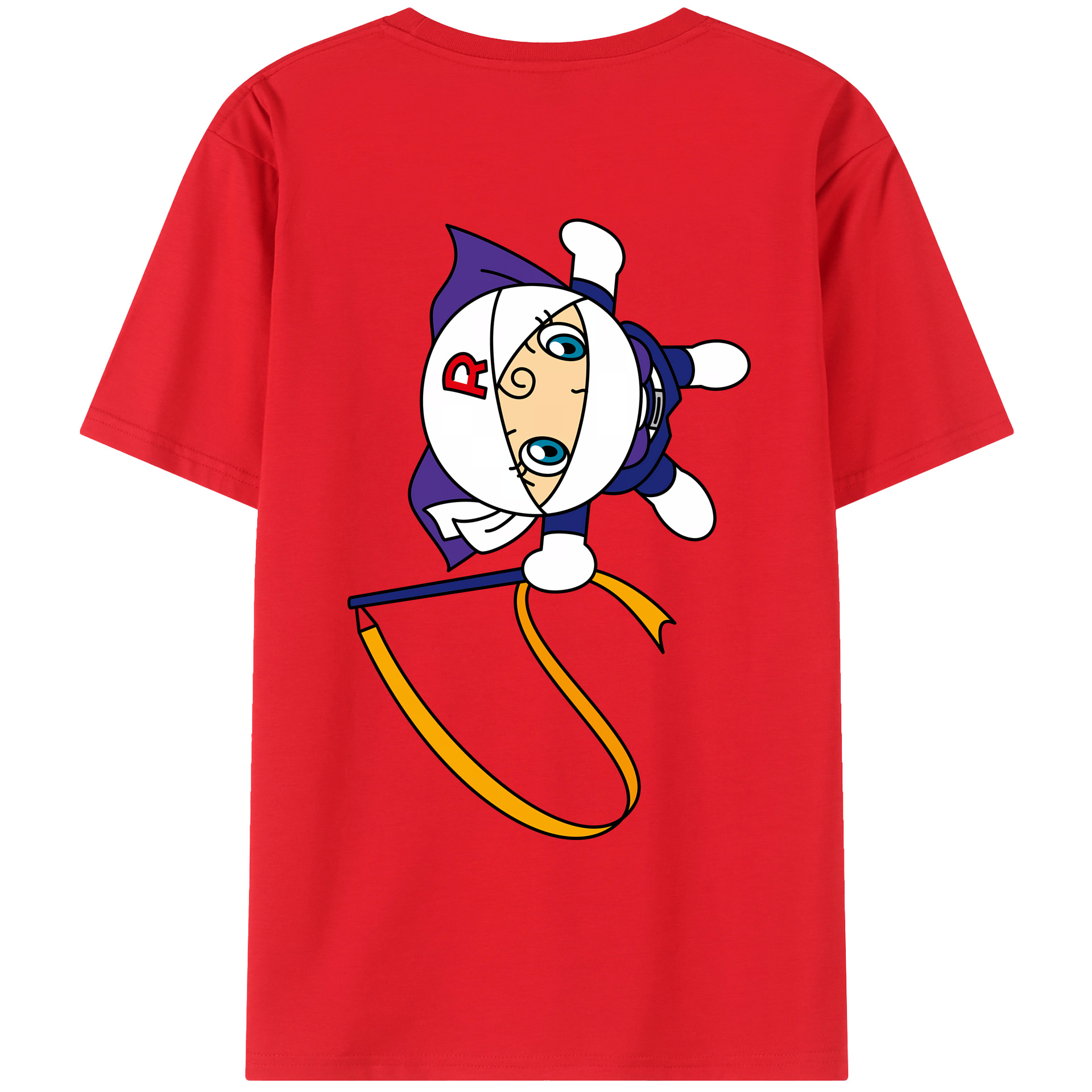 （画像用） アンパンマン Anpanman 綿100％ メンズ半袖Tシャツ（バックプリント） 通気性