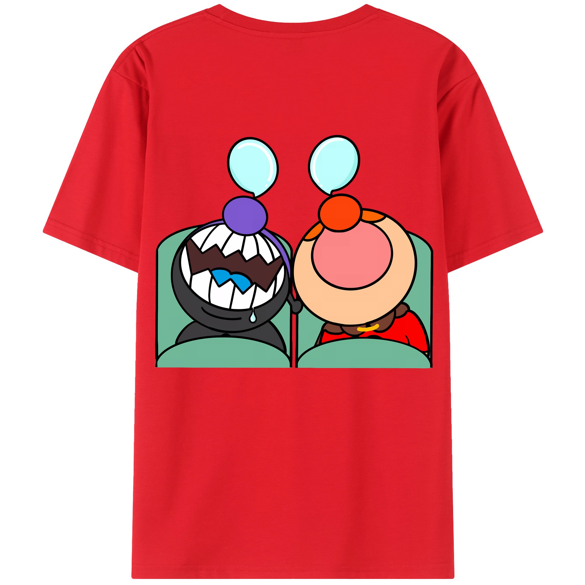 （画像用） アンパンマン Anpanman 綿100％ メンズ半袖Tシャツ（バックプリント） 通気性