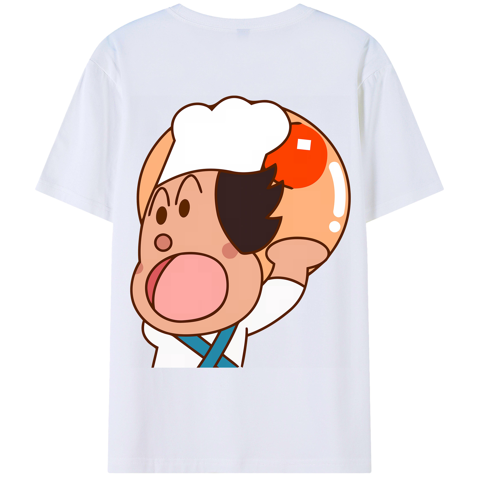 （画像用） アンパンマン Anpanman 綿100％ メンズ半袖Tシャツ（バックプリント） 通気性