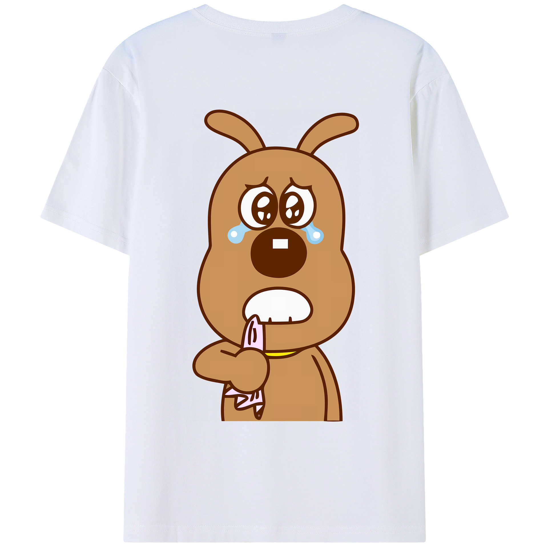 （画像用） アンパンマン Anpanman 綿100％ メンズ半袖Tシャツ（バックプリント） 通気性