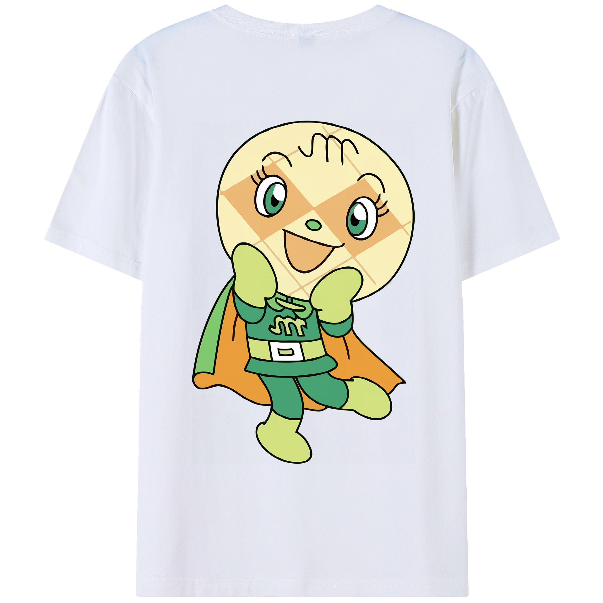 （画像用） アンパンマン Anpanman 綿100％ メンズ半袖Tシャツ（バックプリント） 通気性