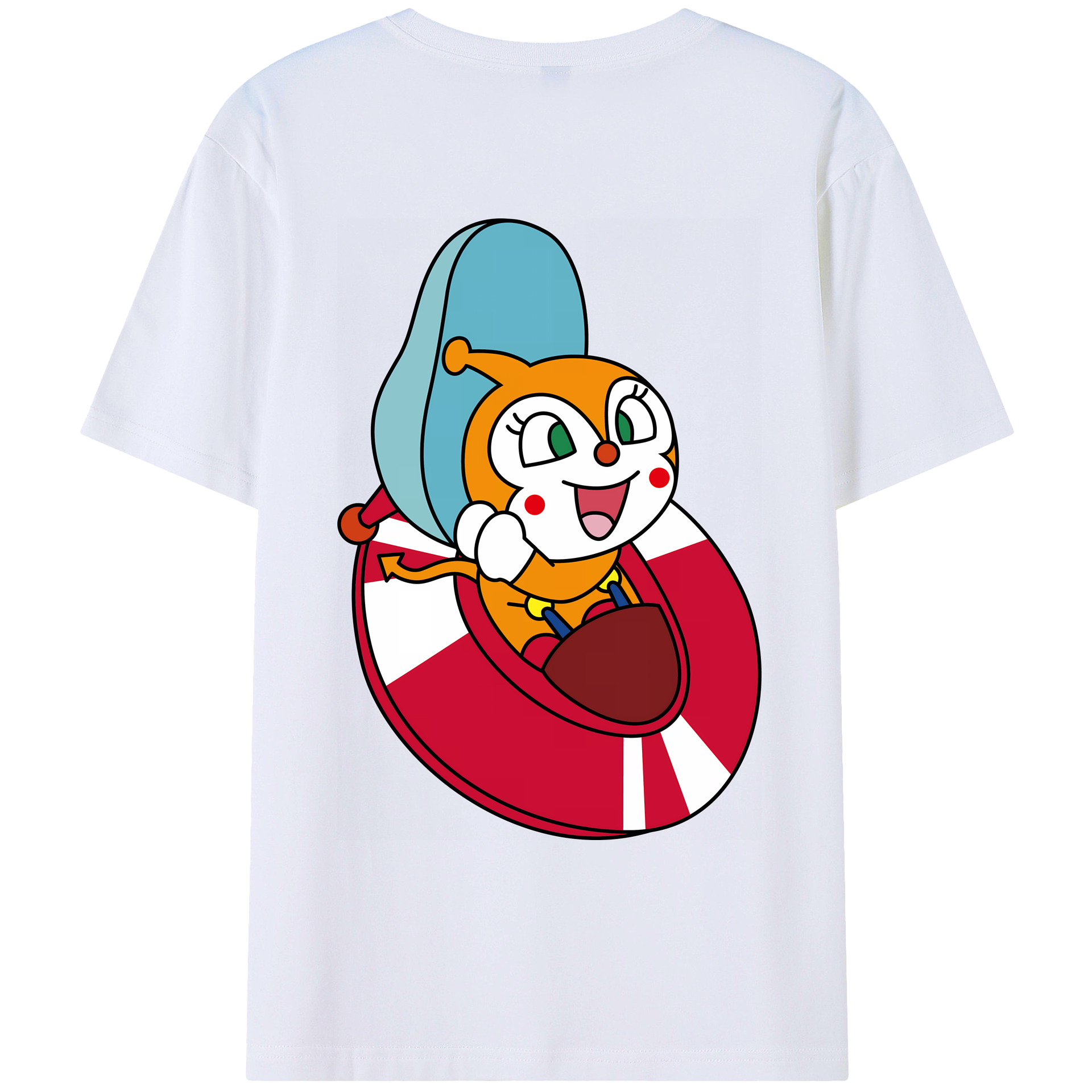 （画像用） アンパンマン Anpanman 綿100％ メンズ半袖Tシャツ（バックプリント） 通気性