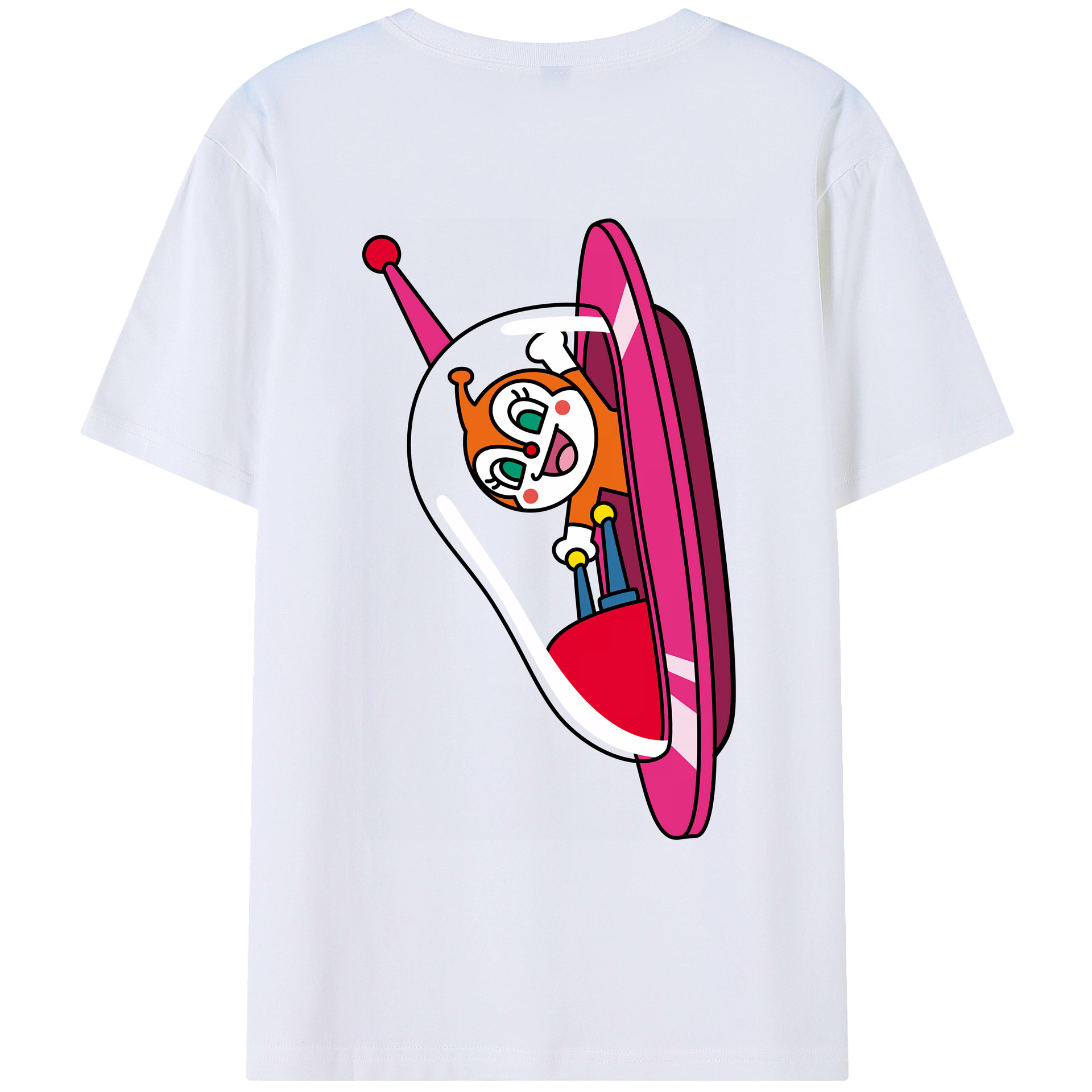 （画像用） アンパンマン Anpanman 綿100％ メンズ半袖Tシャツ（バックプリント） 通気性