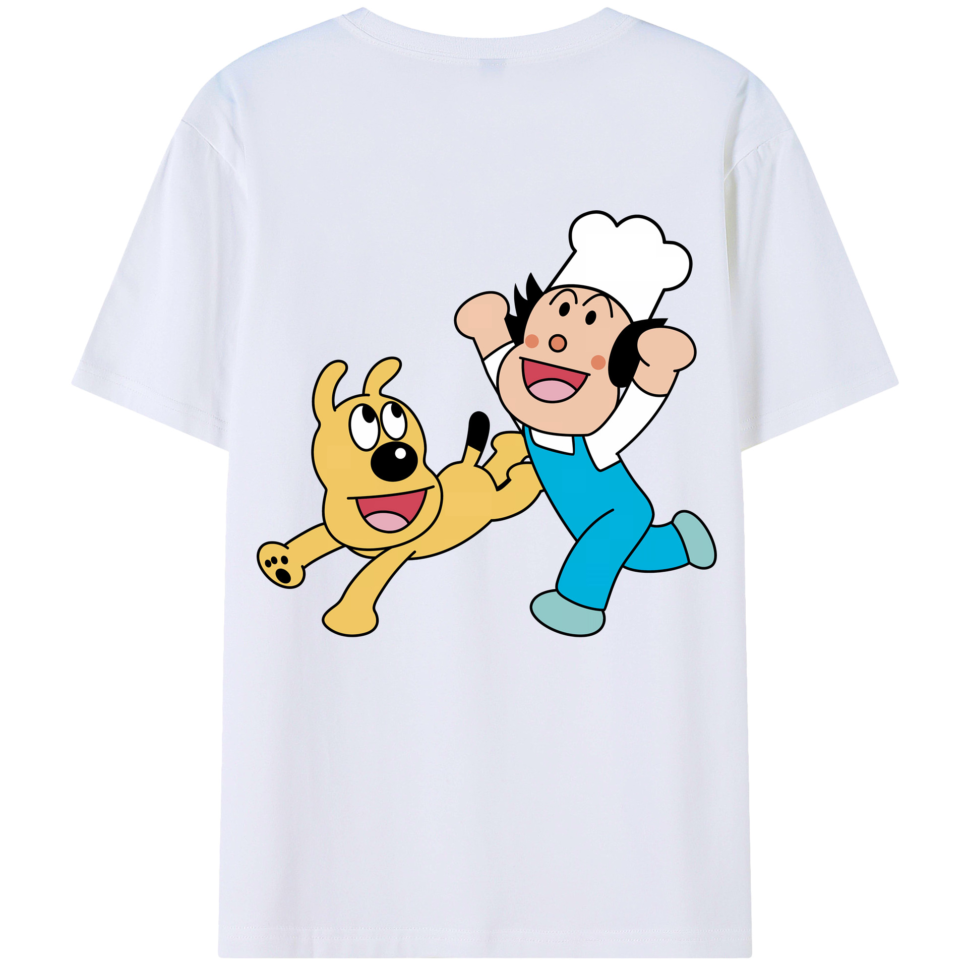 （画像用） アンパンマン Anpanman 綿100％ メンズ半袖Tシャツ（バックプリント） 通気性