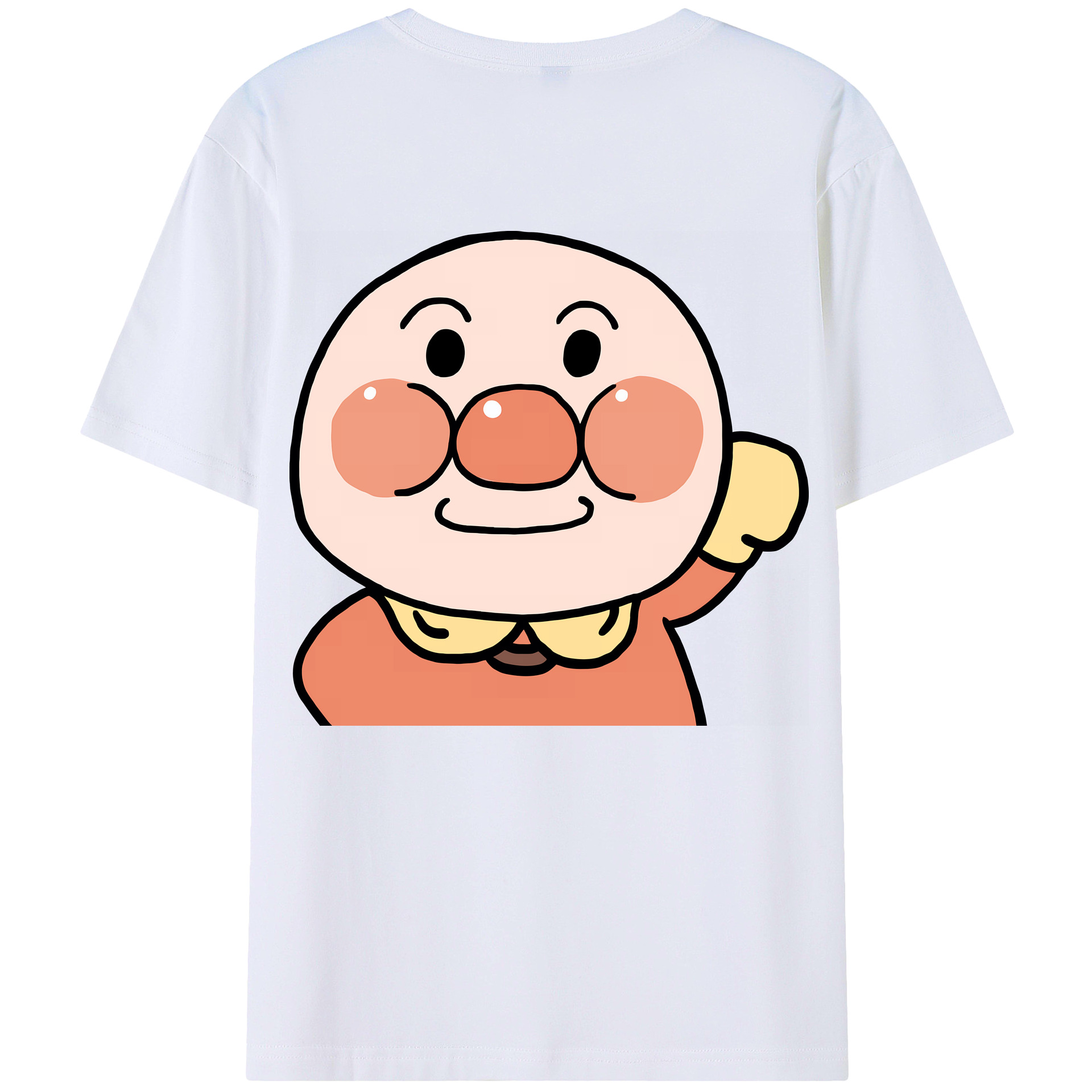 （画像用） アンパンマン Anpanman 綿100％ メンズ半袖Tシャツ（バックプリント） 通気性