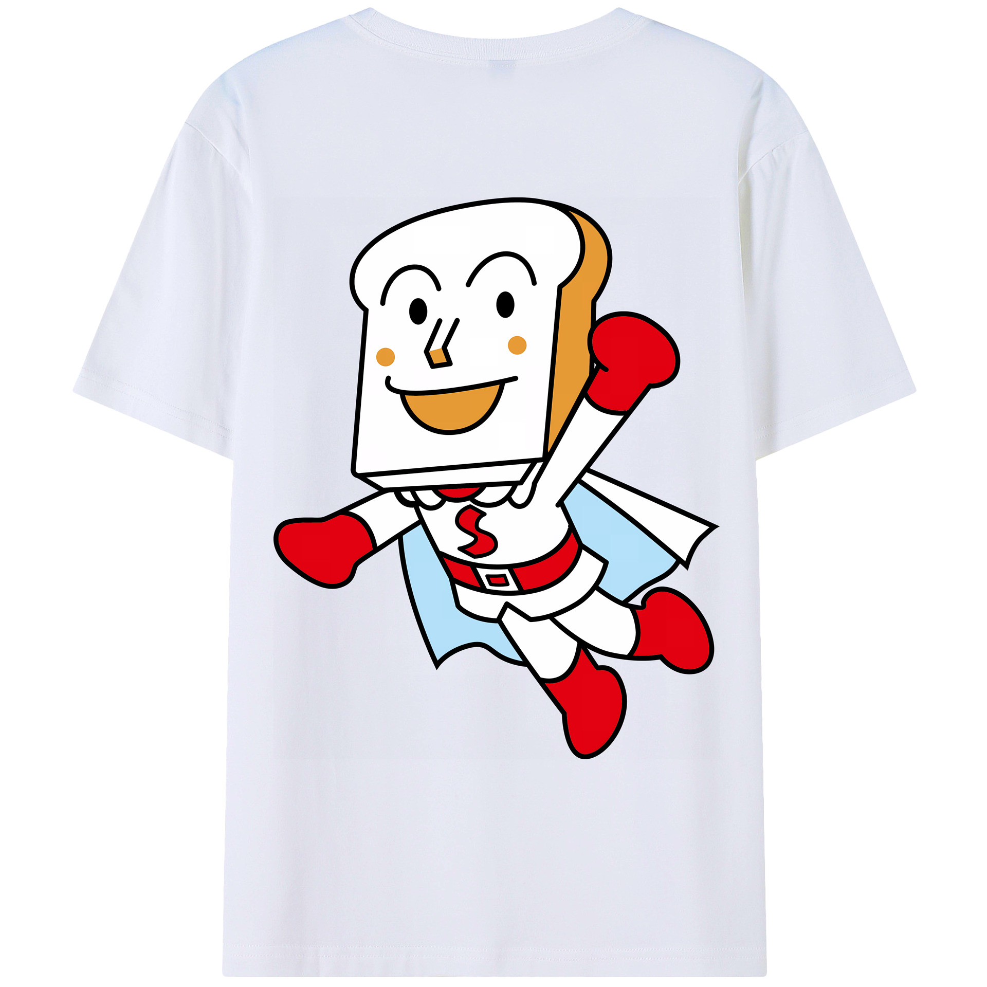 （画像用） アンパンマン Anpanman 綿100％ メンズ半袖Tシャツ（バックプリント） 通気性