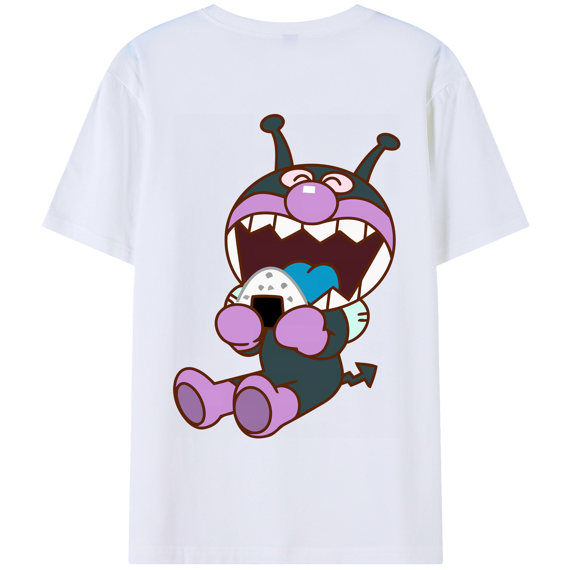 （画像用） アンパンマン Anpanman 綿100％ メンズ半袖Tシャツ（バックプリント） 通気性