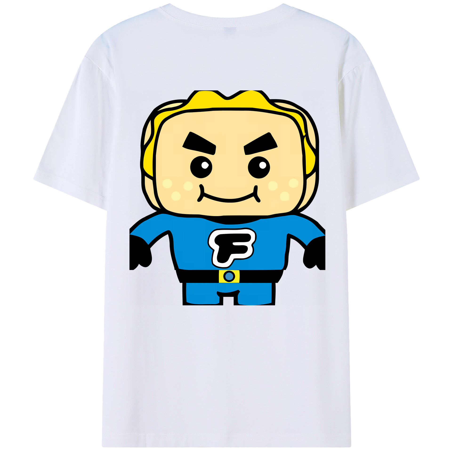 （画像用） アンパンマン Anpanman 綿100％ メンズ半袖Tシャツ（バックプリント） 通気性