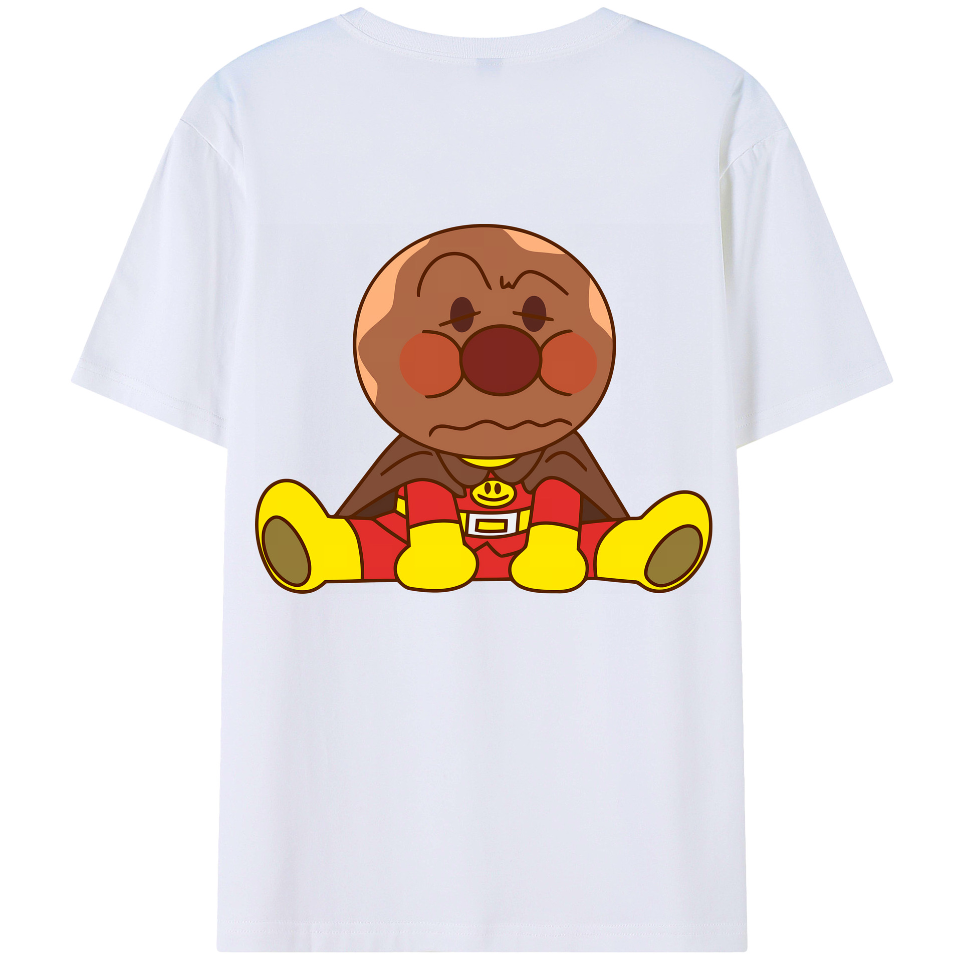 （画像用） アンパンマン Anpanman 綿100％ メンズ半袖Tシャツ（バックプリント） 通気性
