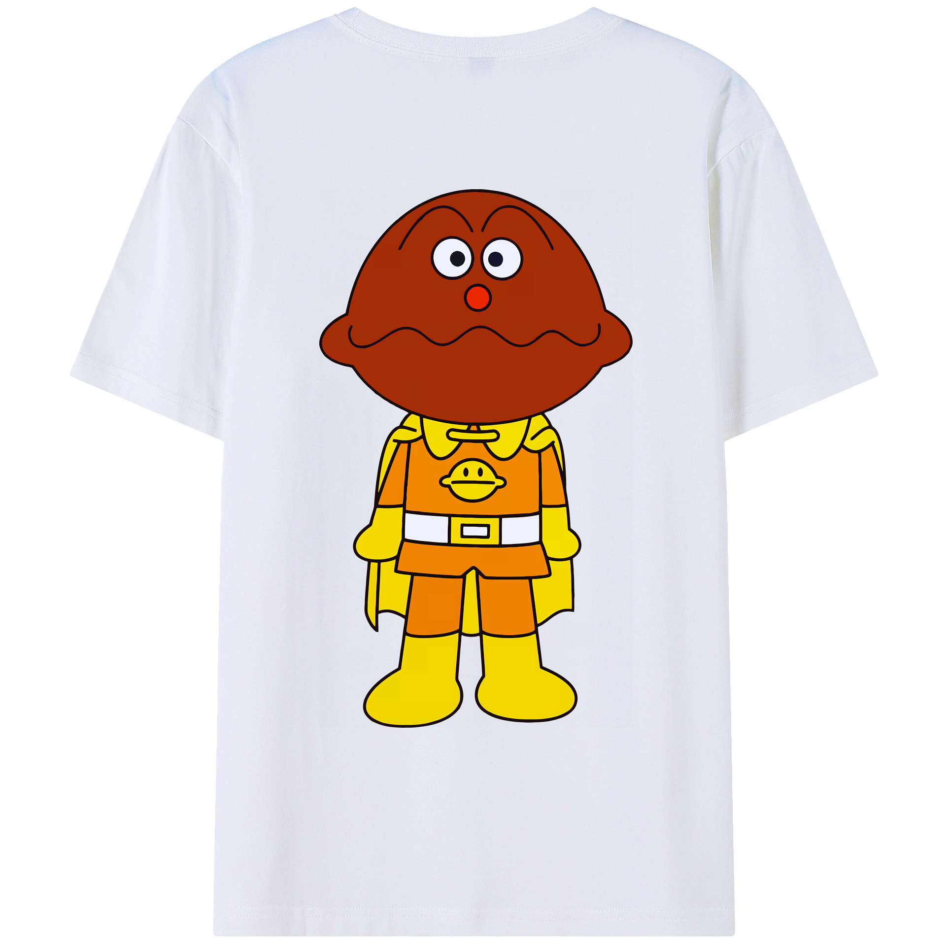 （画像用） アンパンマン Anpanman 綿100％ メンズ半袖Tシャツ（バックプリント） 通気性