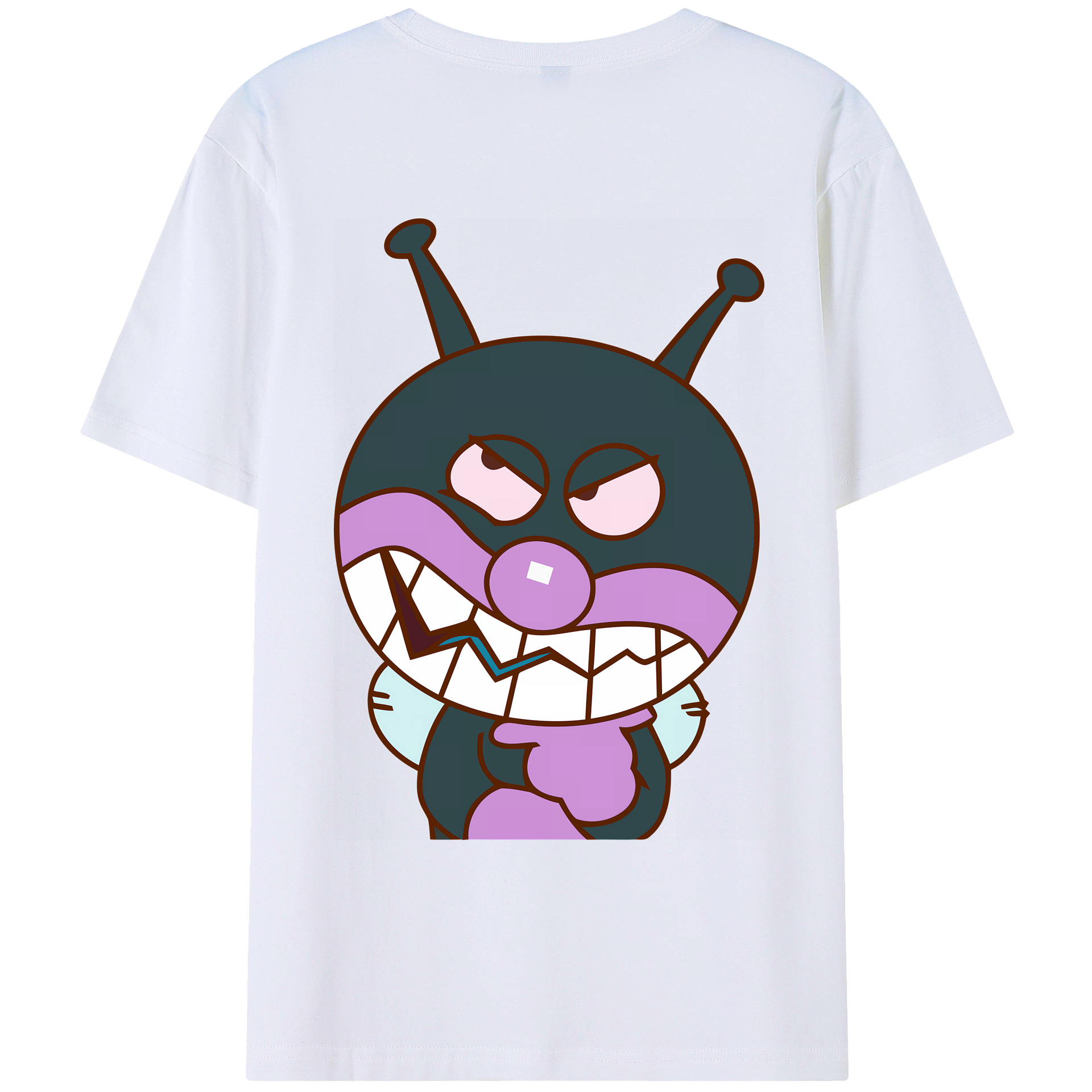 （画像用） アンパンマン Anpanman 綿100％ メンズ半袖Tシャツ（バックプリント） 通気性