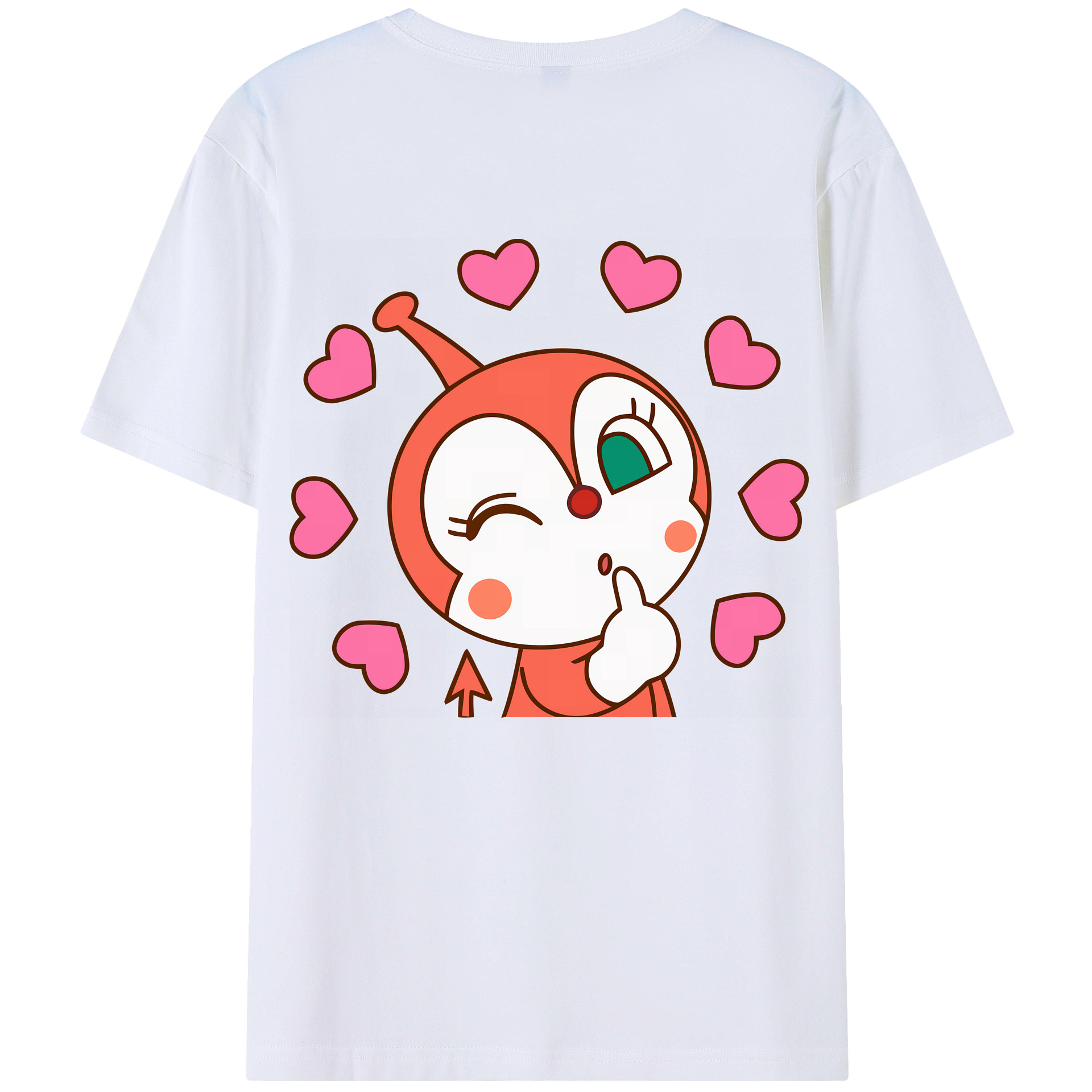 （画像用） アンパンマン Anpanman 綿100％ メンズ半袖Tシャツ（バックプリント） 通気性