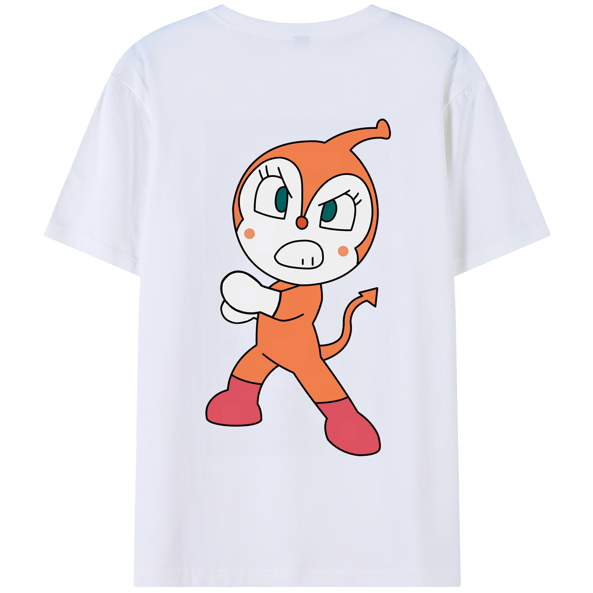 （画像用） アンパンマン Anpanman 綿100％ メンズ半袖Tシャツ（バックプリント） 通気性