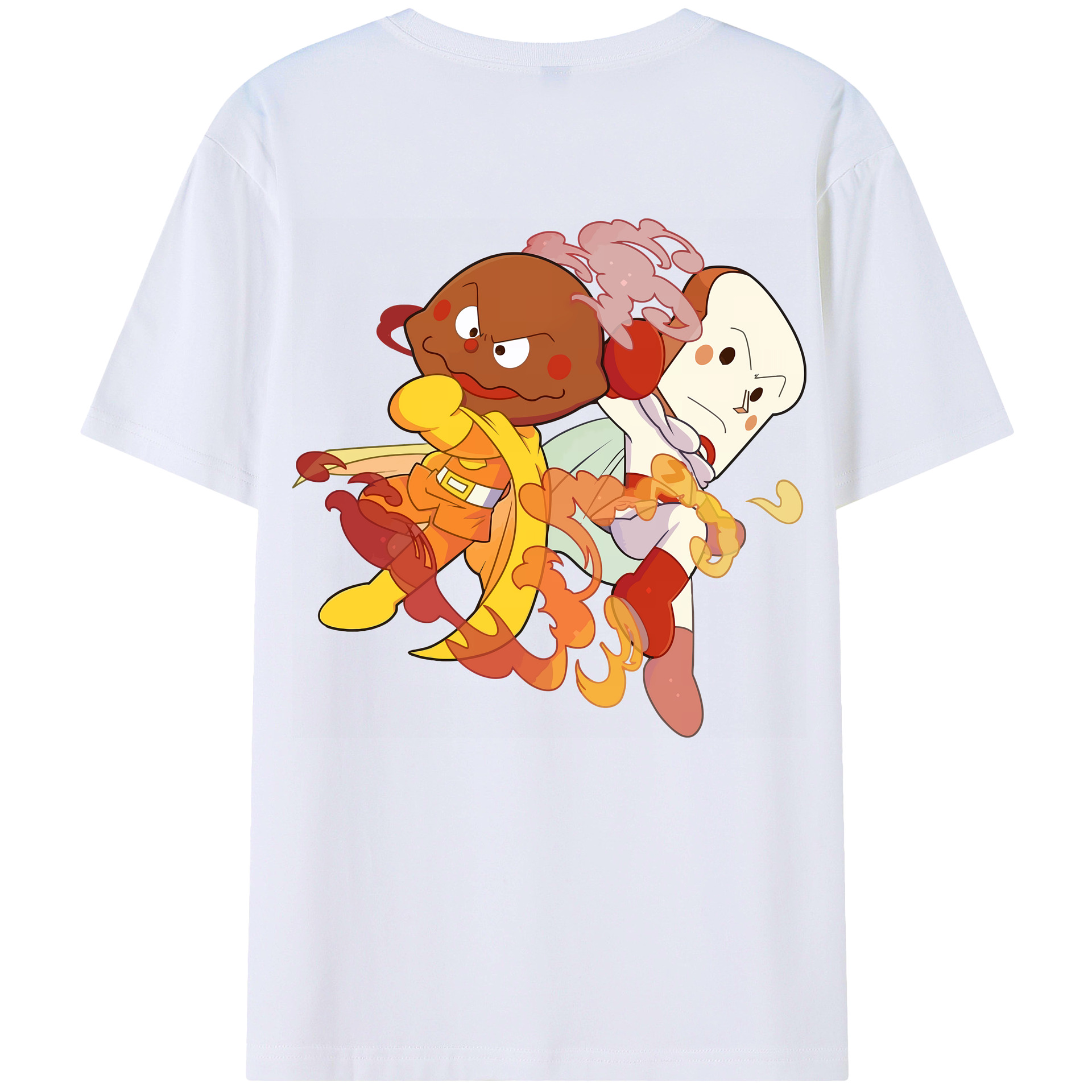 （画像用） アンパンマン Anpanman 綿100％ メンズ半袖Tシャツ（バックプリント） 通気性